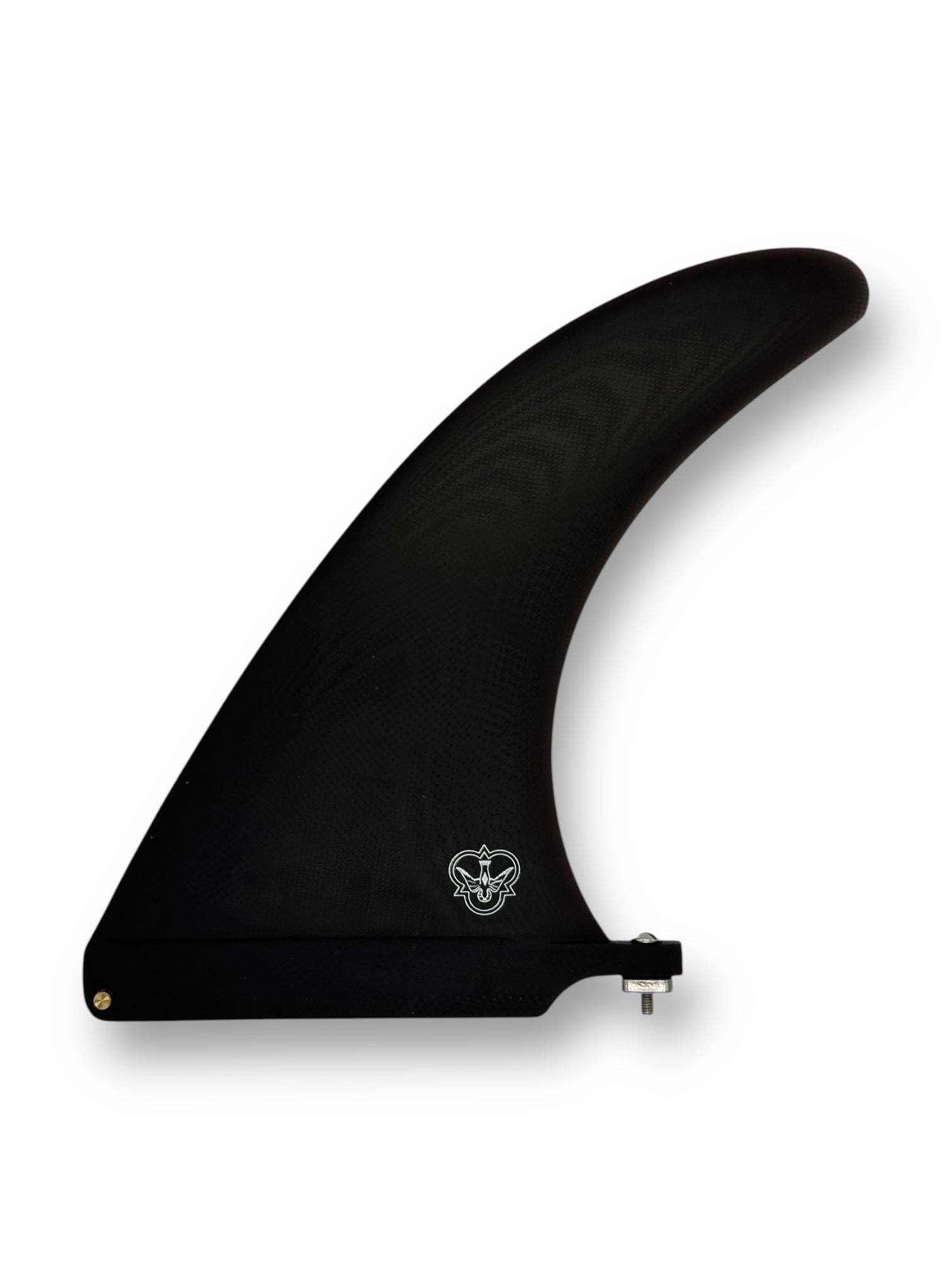 8" G&S Standard Fin - Smokey Black - Sanded