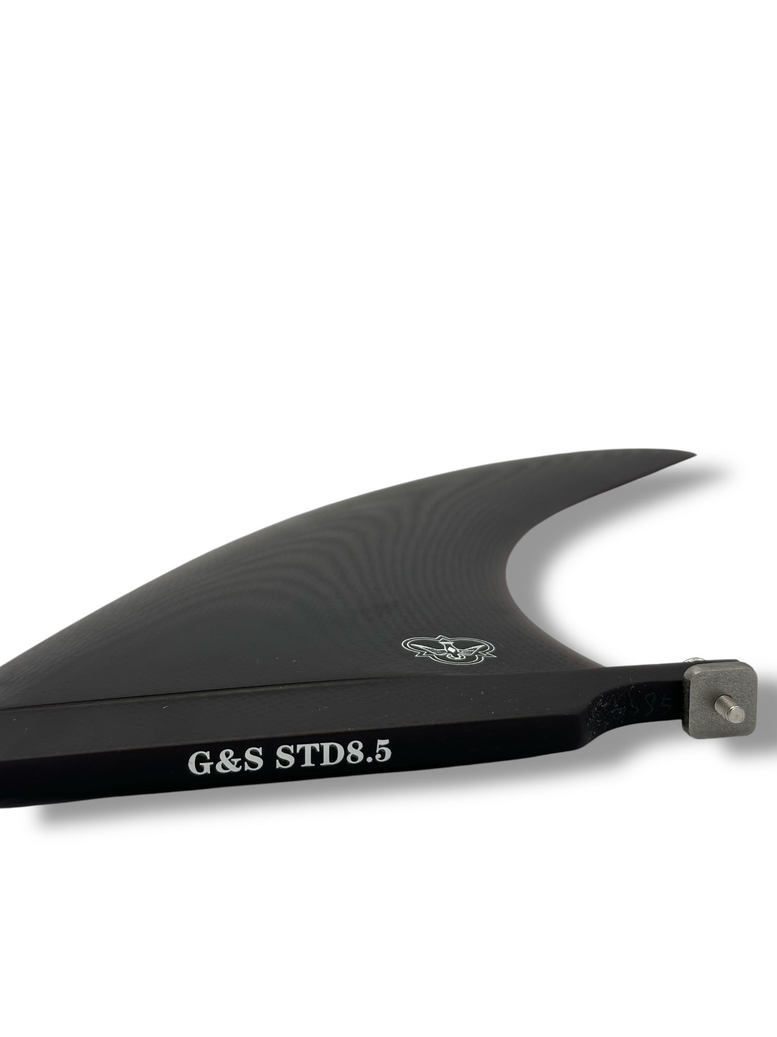 8.5” G&S Standard Fin - Smokey Black - Sanded