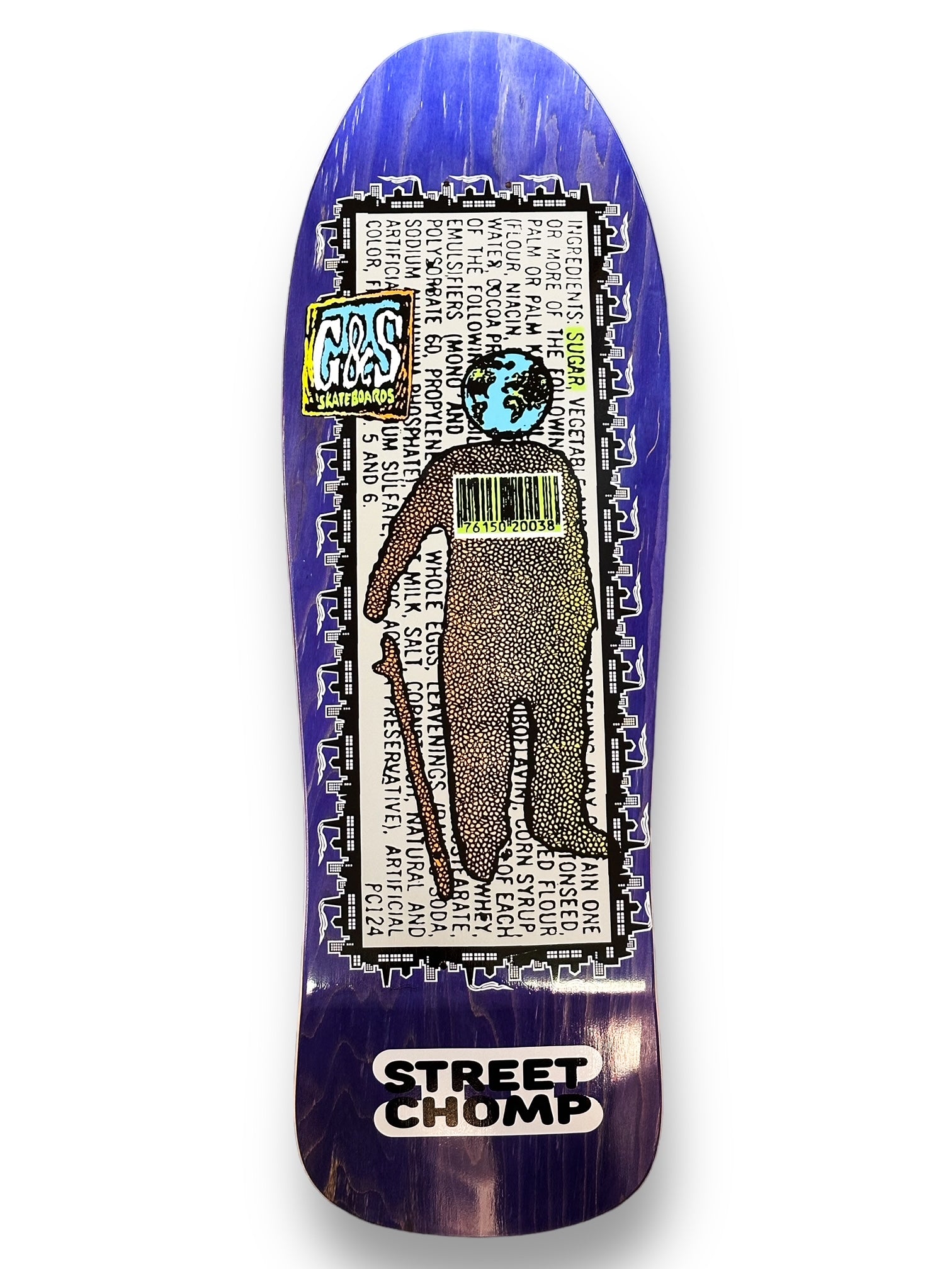 G&S 1990 Street Chomp 2 Skateboard Deck - Multiple Colors