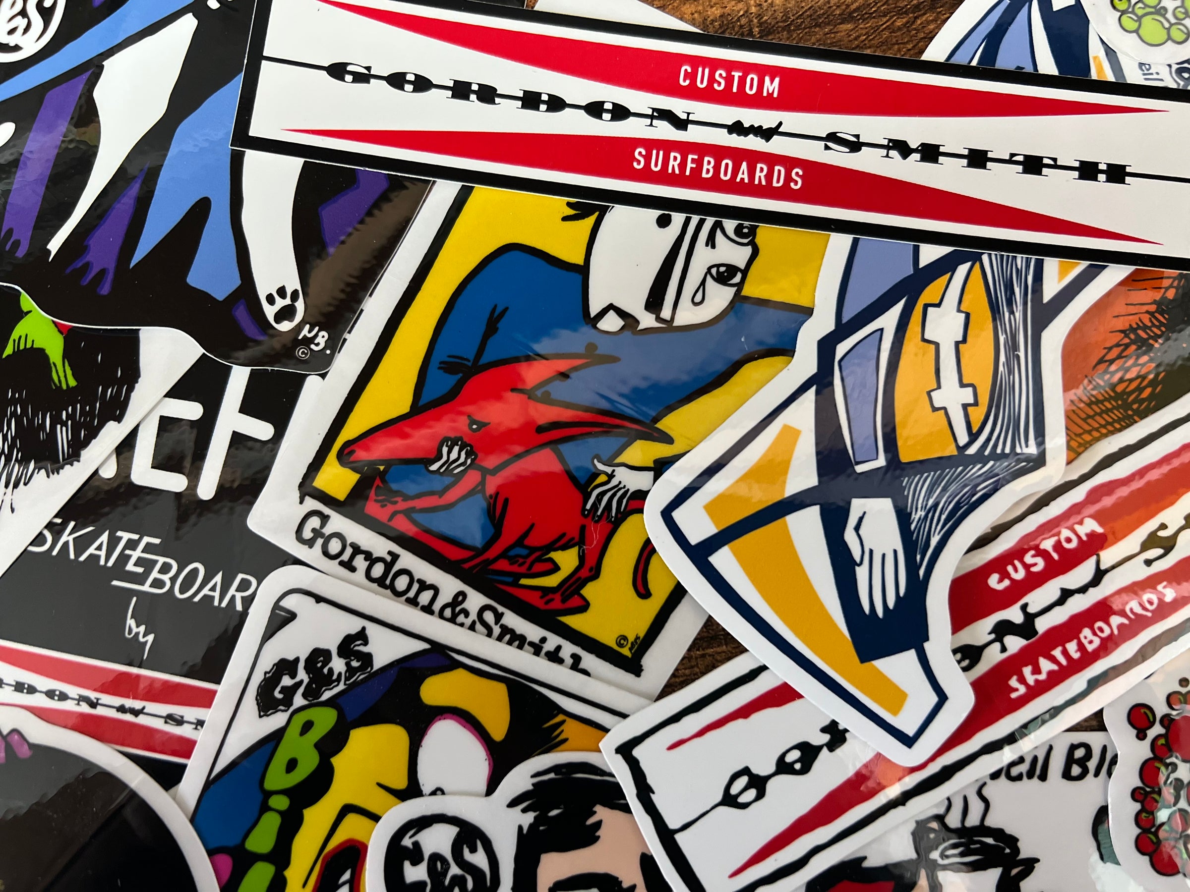 Books & Stickers – G&S Surfboards & Skateboards