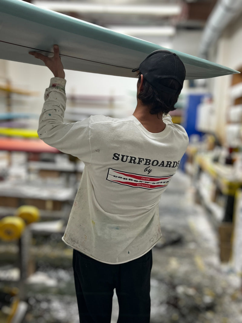 Laminator in a G&S T-shirt 