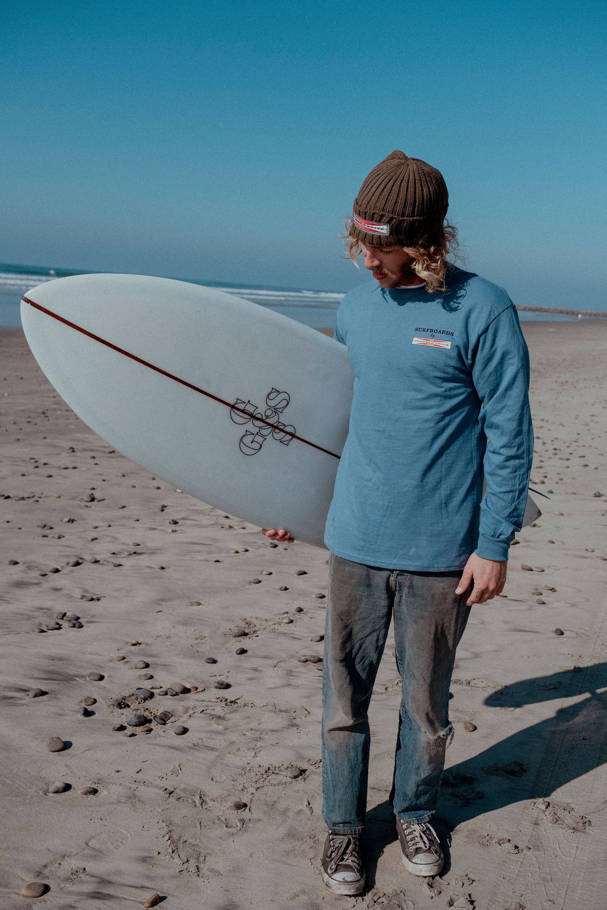 Original Logo Long Sleeve - Indigo Blue