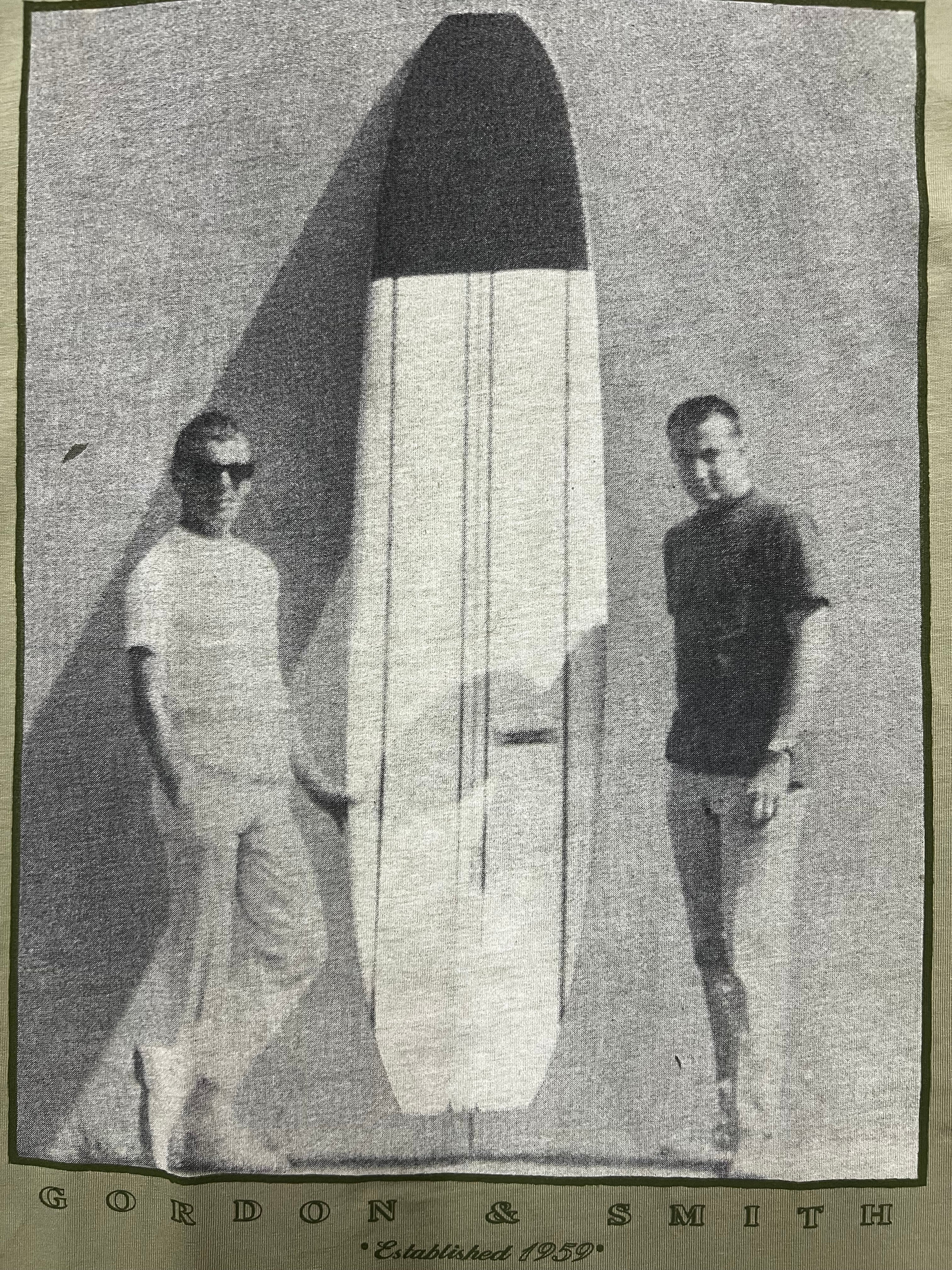 “The Stretch” Vintage Photo Tshirt - Pistachio