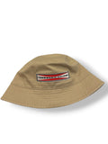"BOWTIE"Logo Bucket Hat -Khaki