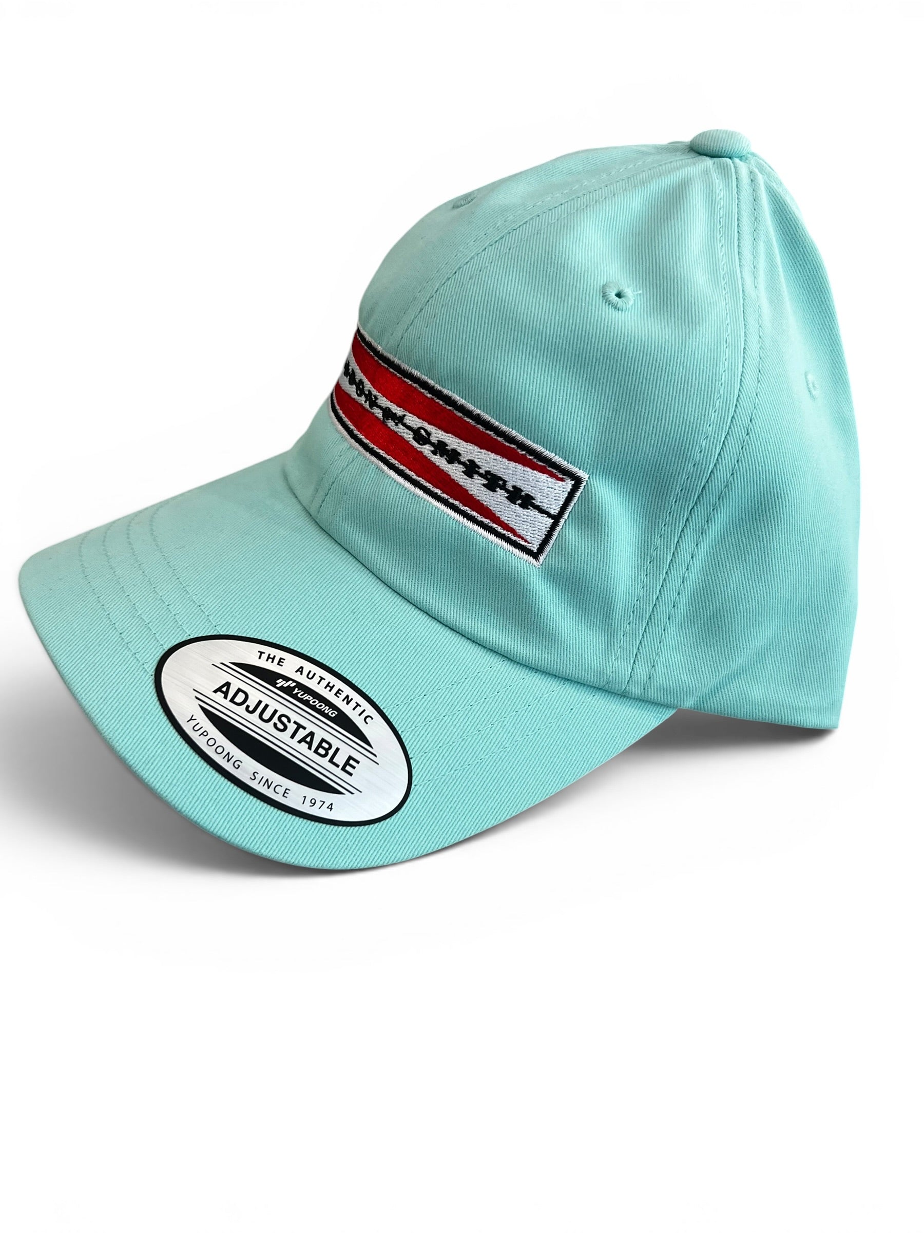 Original Bar Logo Adjustable Dad Hat - Aqua