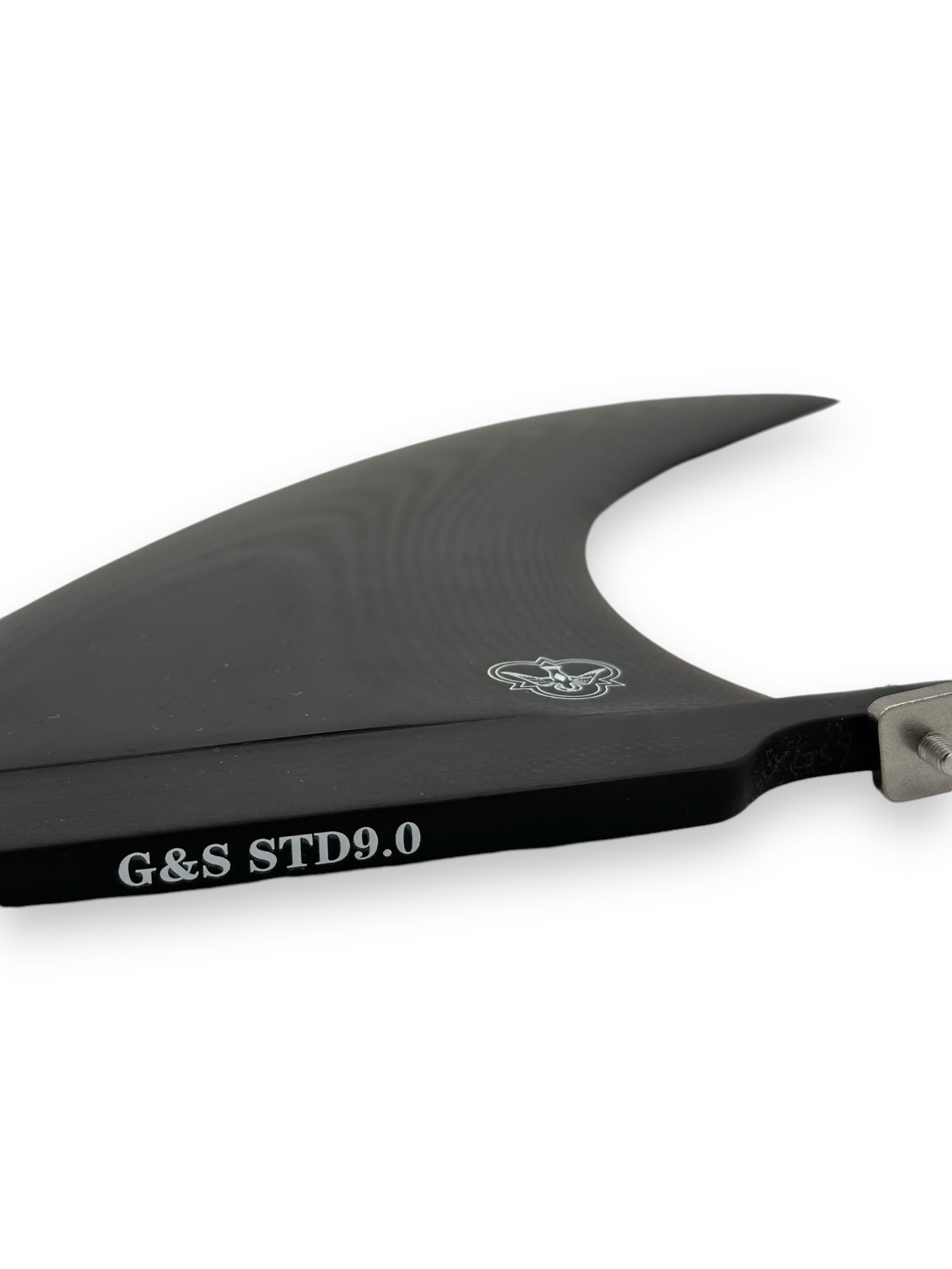 9" G&S Standard Fin - Smokey Black - Sanded