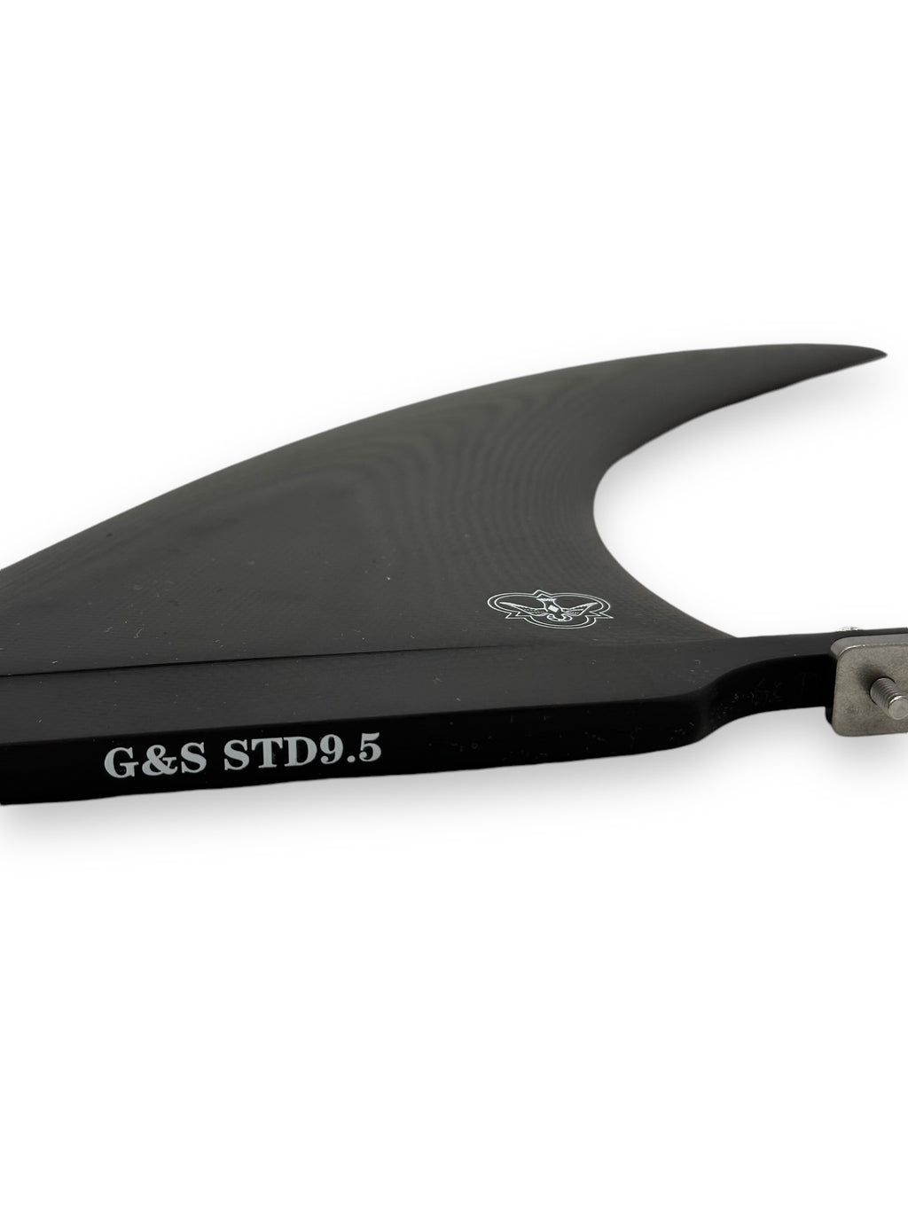9.5” G&S Standard Fin - Smokey Black - Sanded