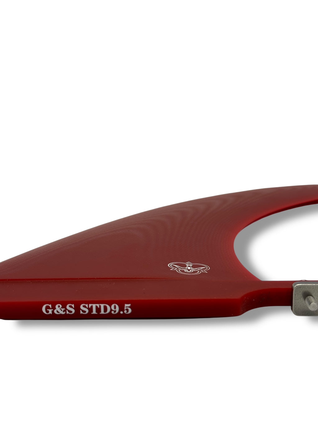 9.5” G&S Standard Fin - Red - Sanded