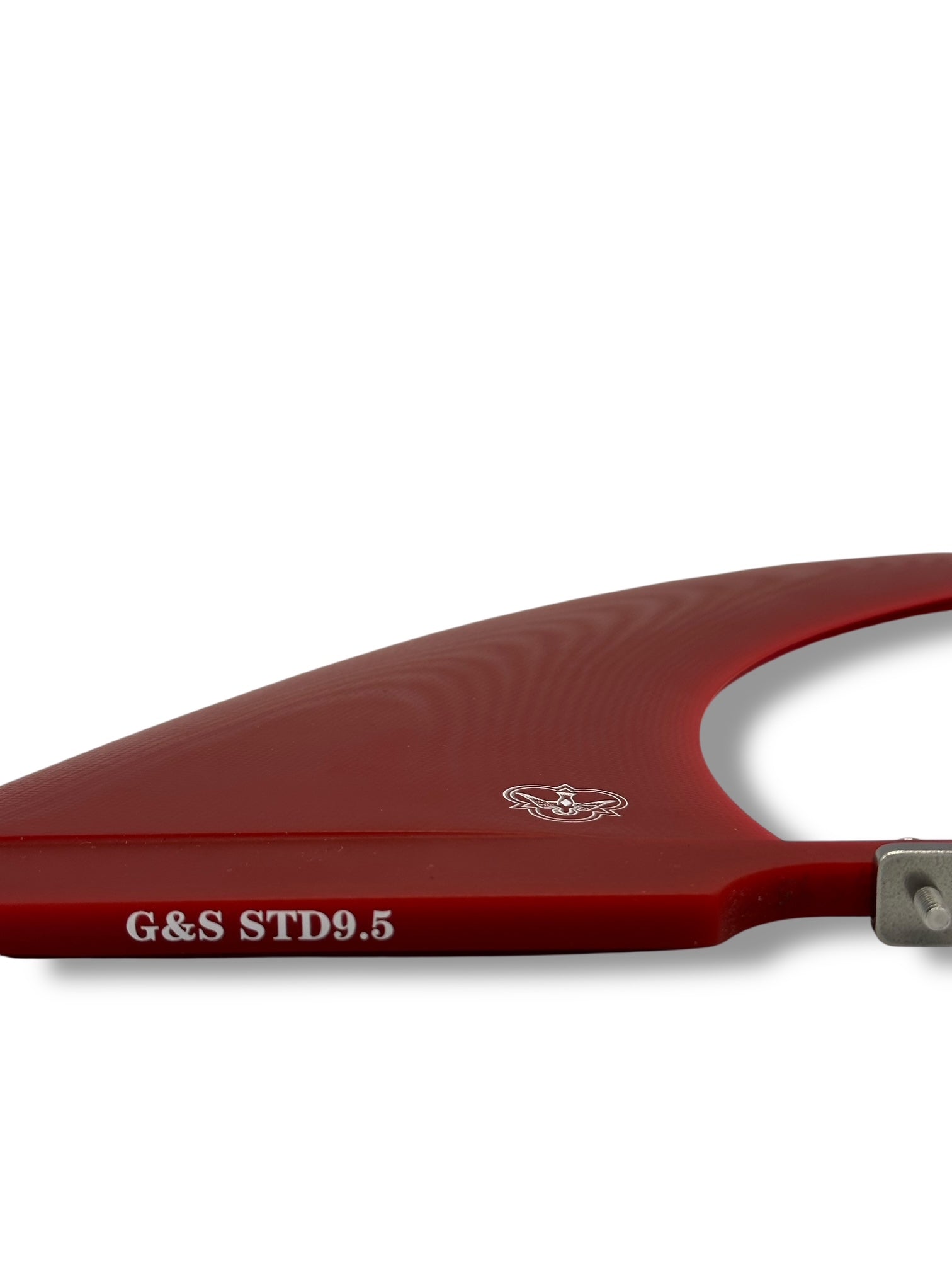 9.5” G&S Standard Fin - Red - Sanded