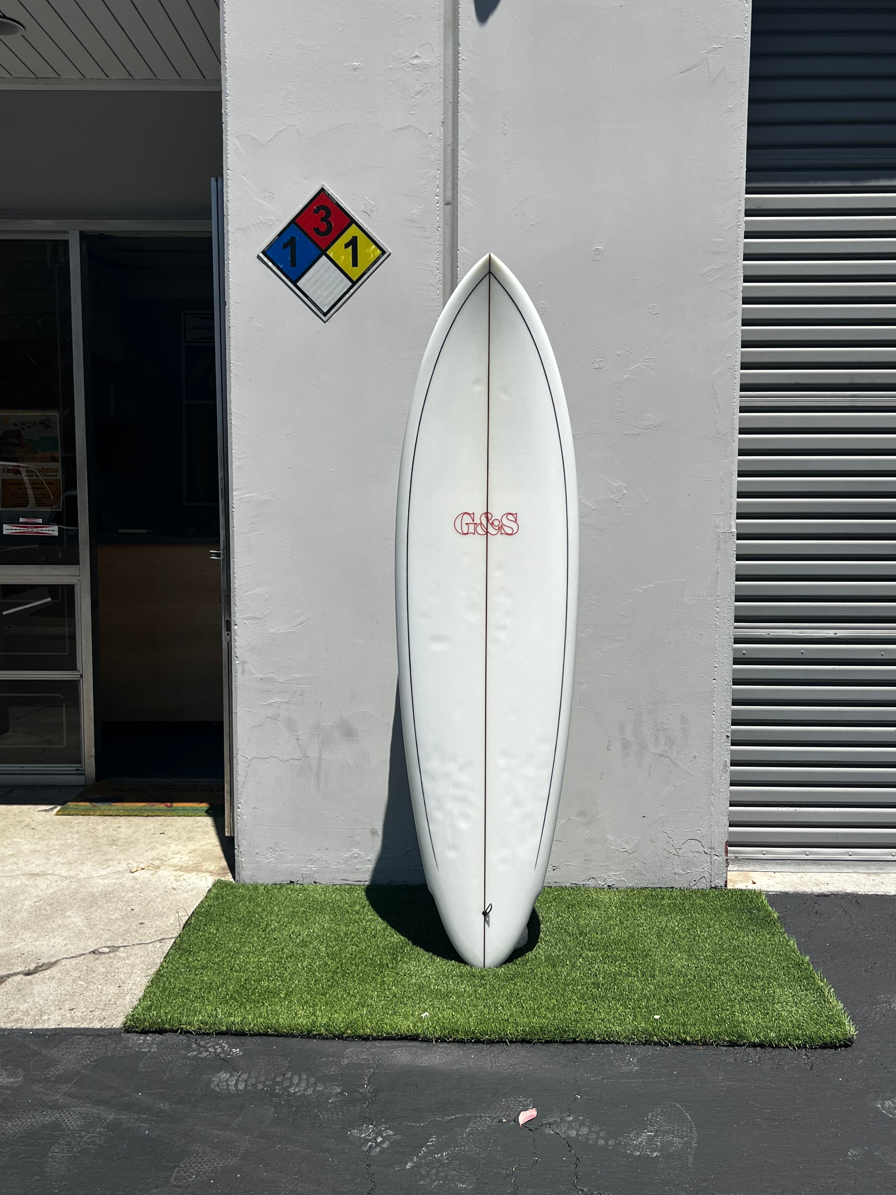For Sale - Used 6'6 Retro Winged Pintail Model Shaped by Chris Darby