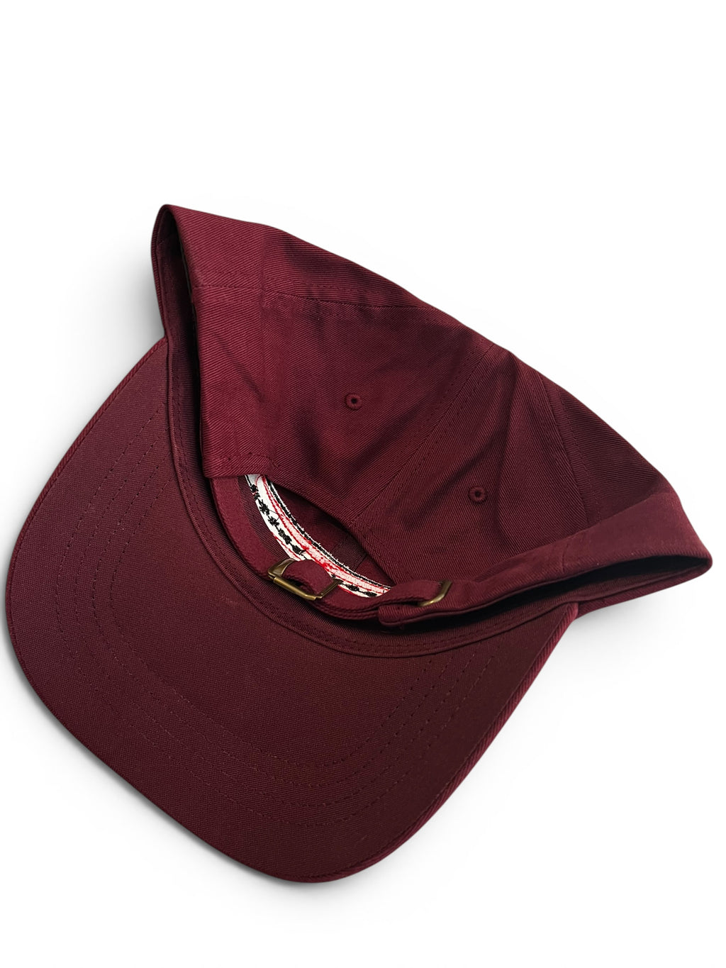 Original Bar Logo Adjustable Dad Hat - Deep Burgundy