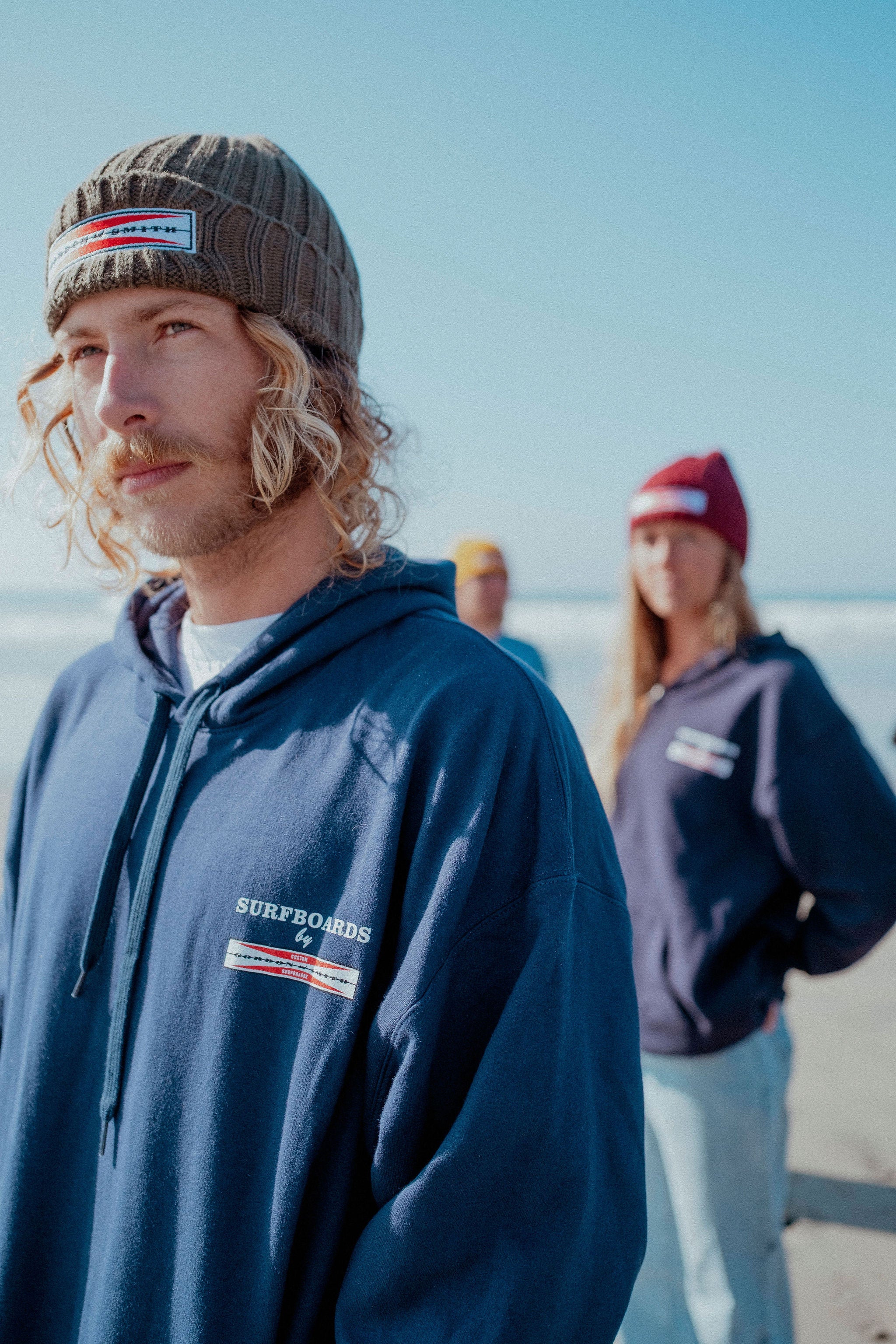 Original Logo Pullover Hooded Sweatshirt - Navy Blue