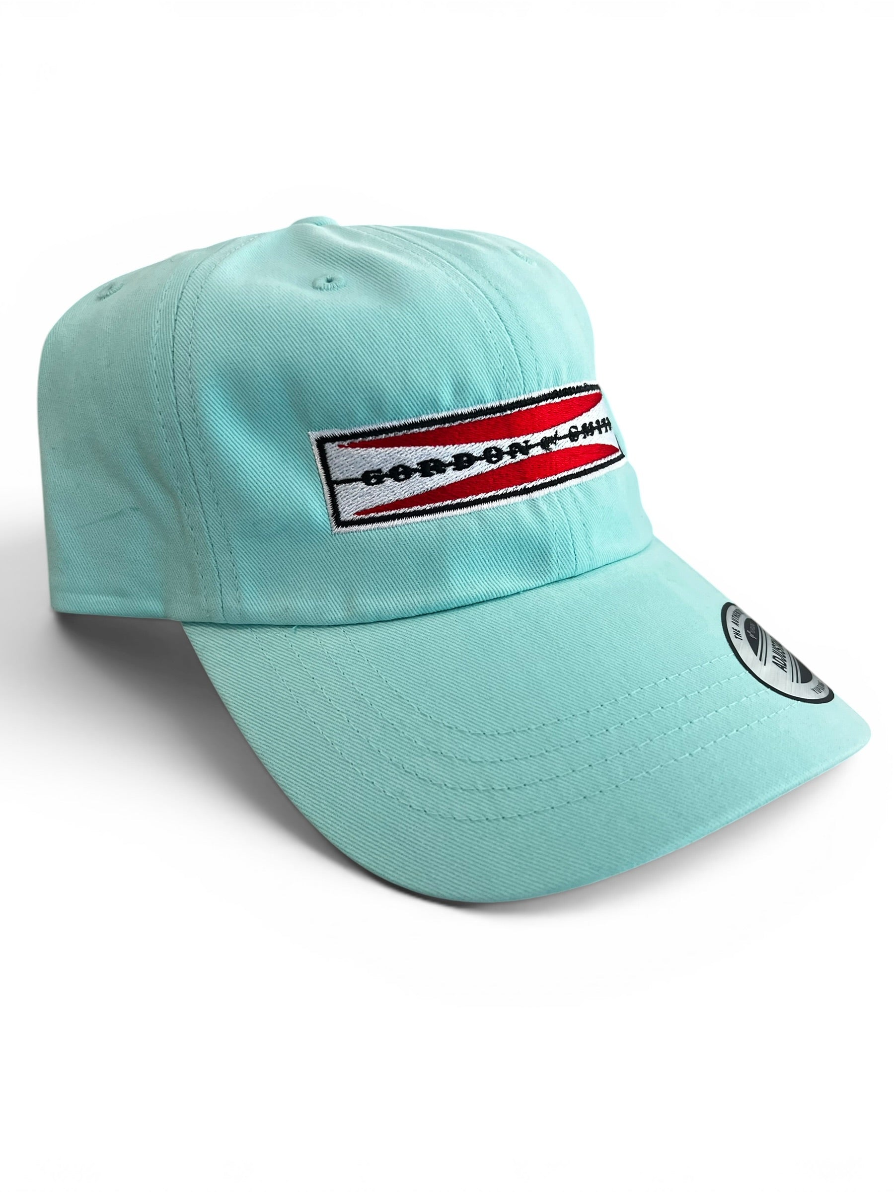 Original Bar Logo Adjustable Dad Hat - Aqua