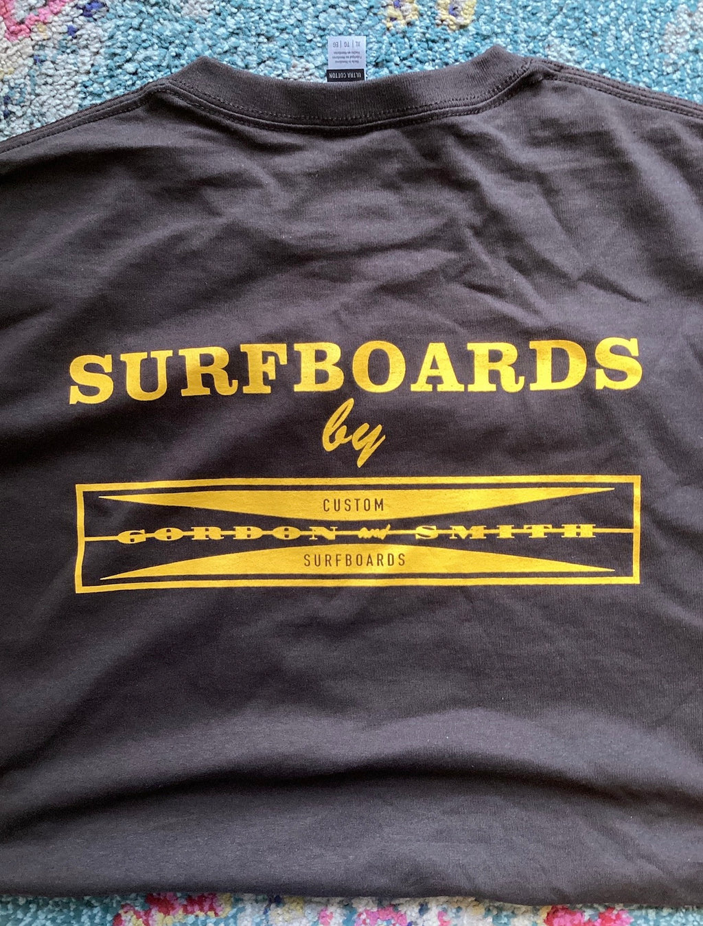 Original G&S Logo T Shirt - Brown & Gold - Padres color combo