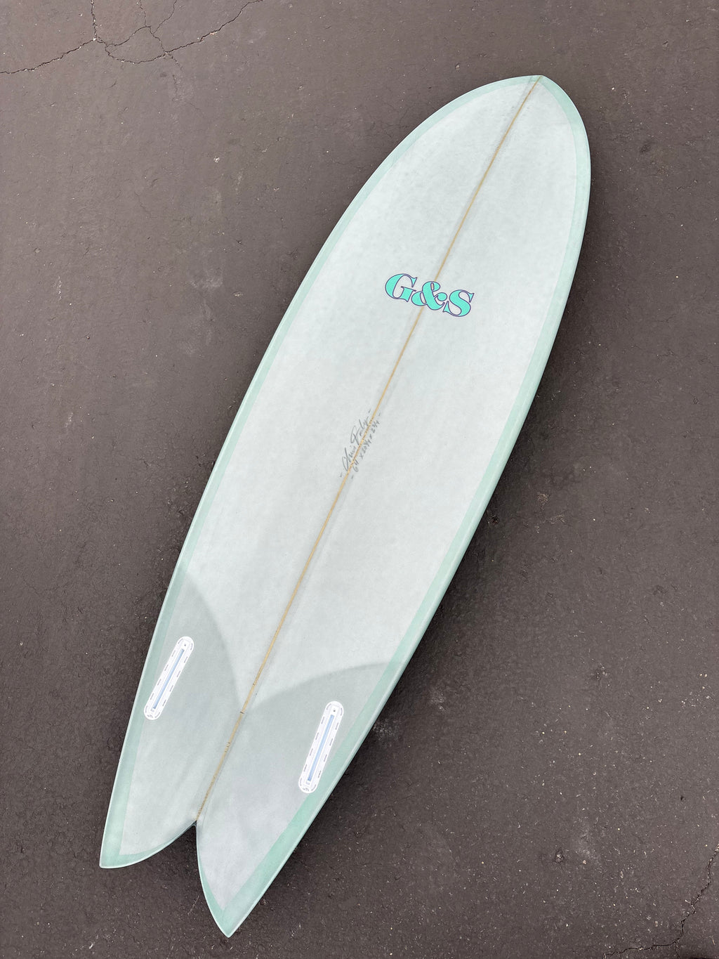 6'4 #NO ROCKET TWIN FISH - Turquoise Board Gallery