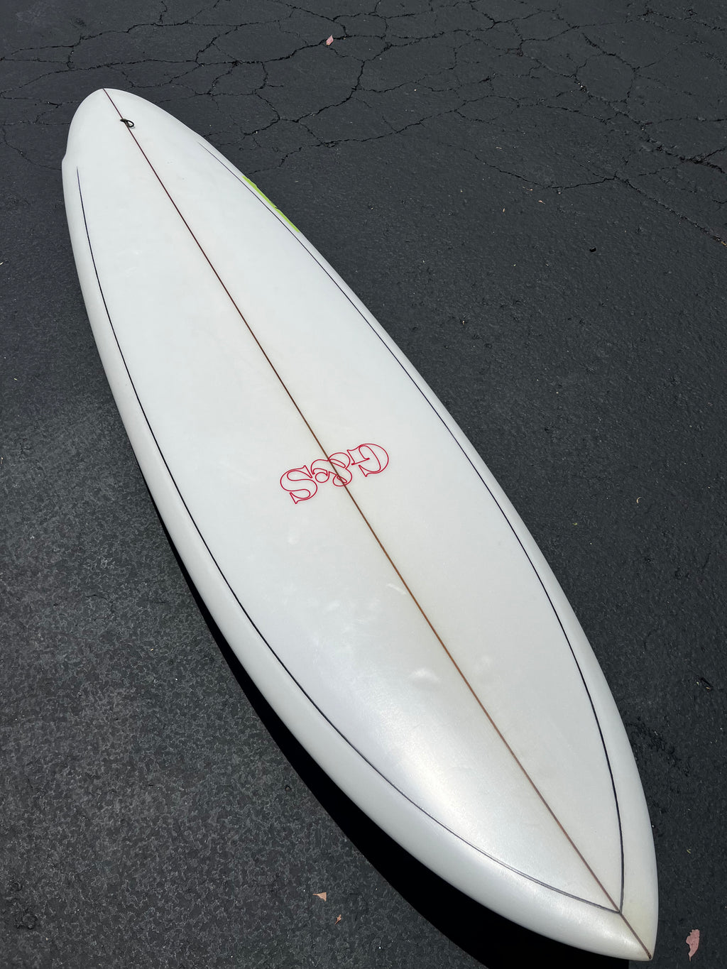For Sale - Used 6'6 Retro Winged Pintail Model Shaped by Chris Darby