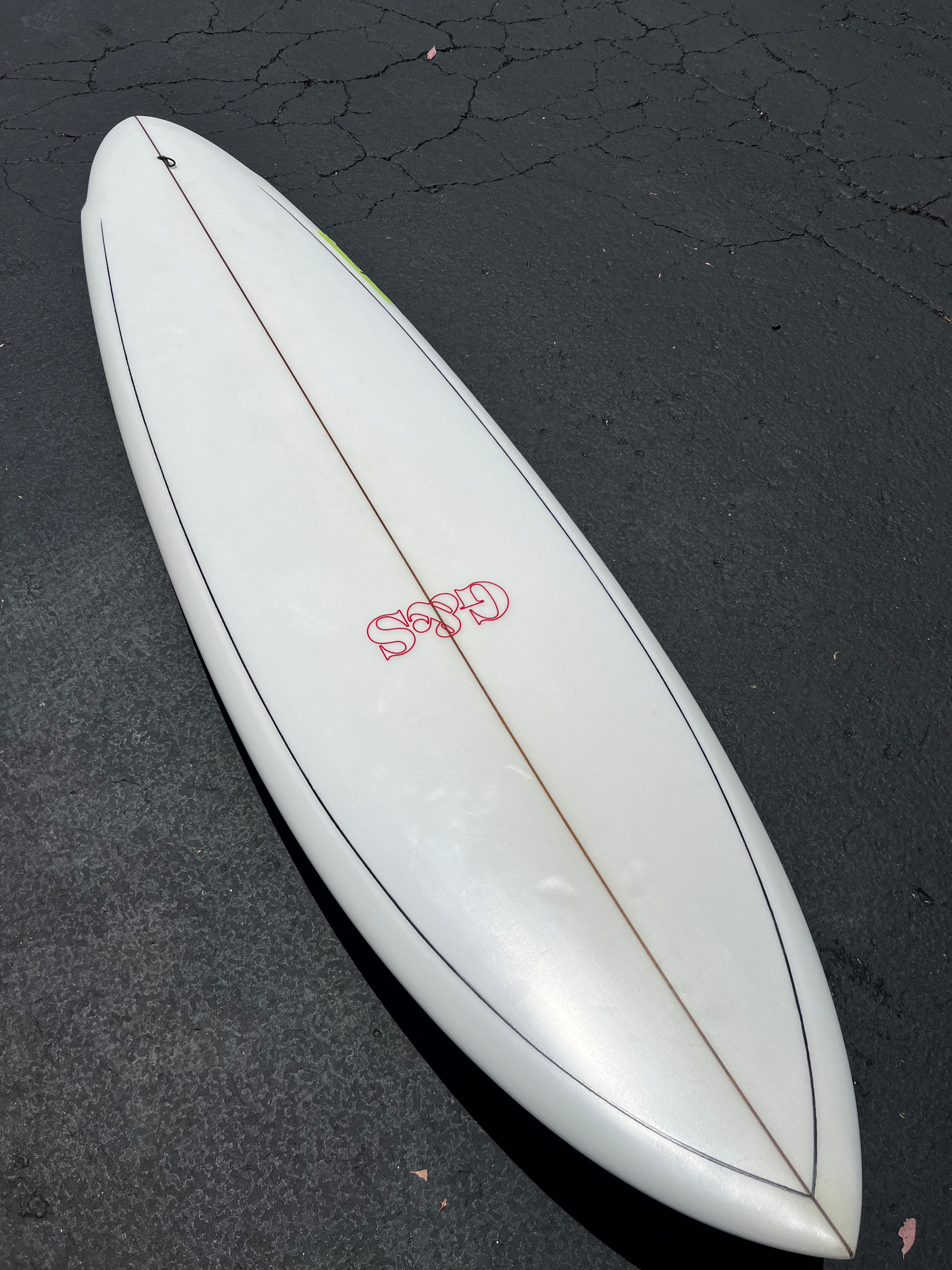 For Sale - Used 6'6 Retro Winged Pintail Model Shaped by Chris Darby