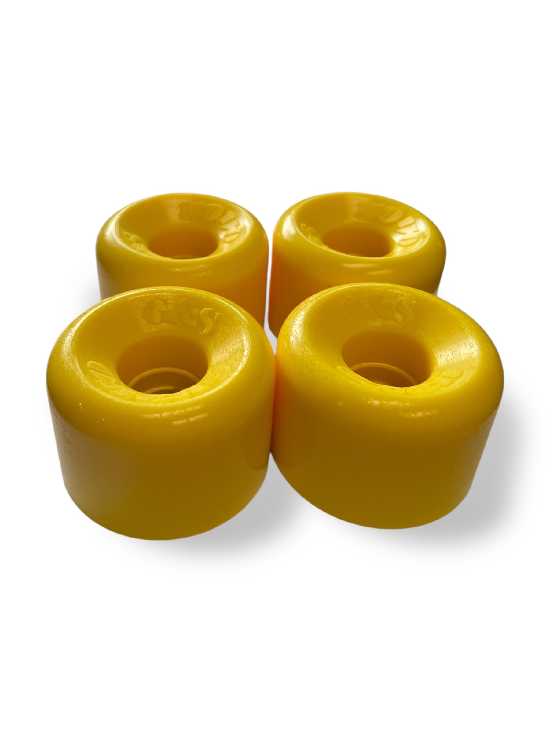 G&S YO-YO Skateboard Wheels *FLATBACK* 63mm 86A - Solid Yellow