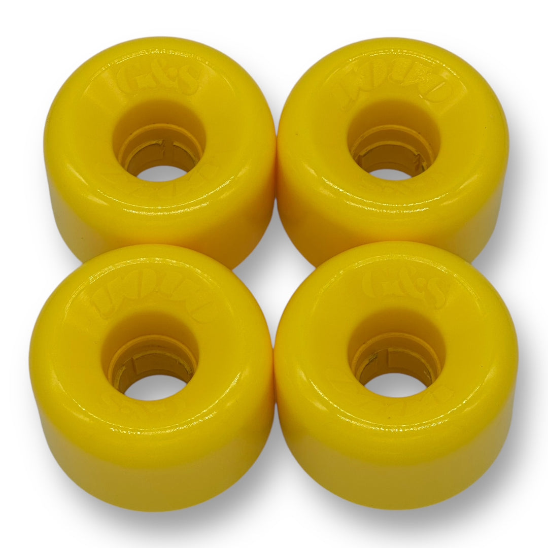 G&S YO-YO Wheels *RADIUS Back* -63mm/ 86A - Solid Yellow – G&S