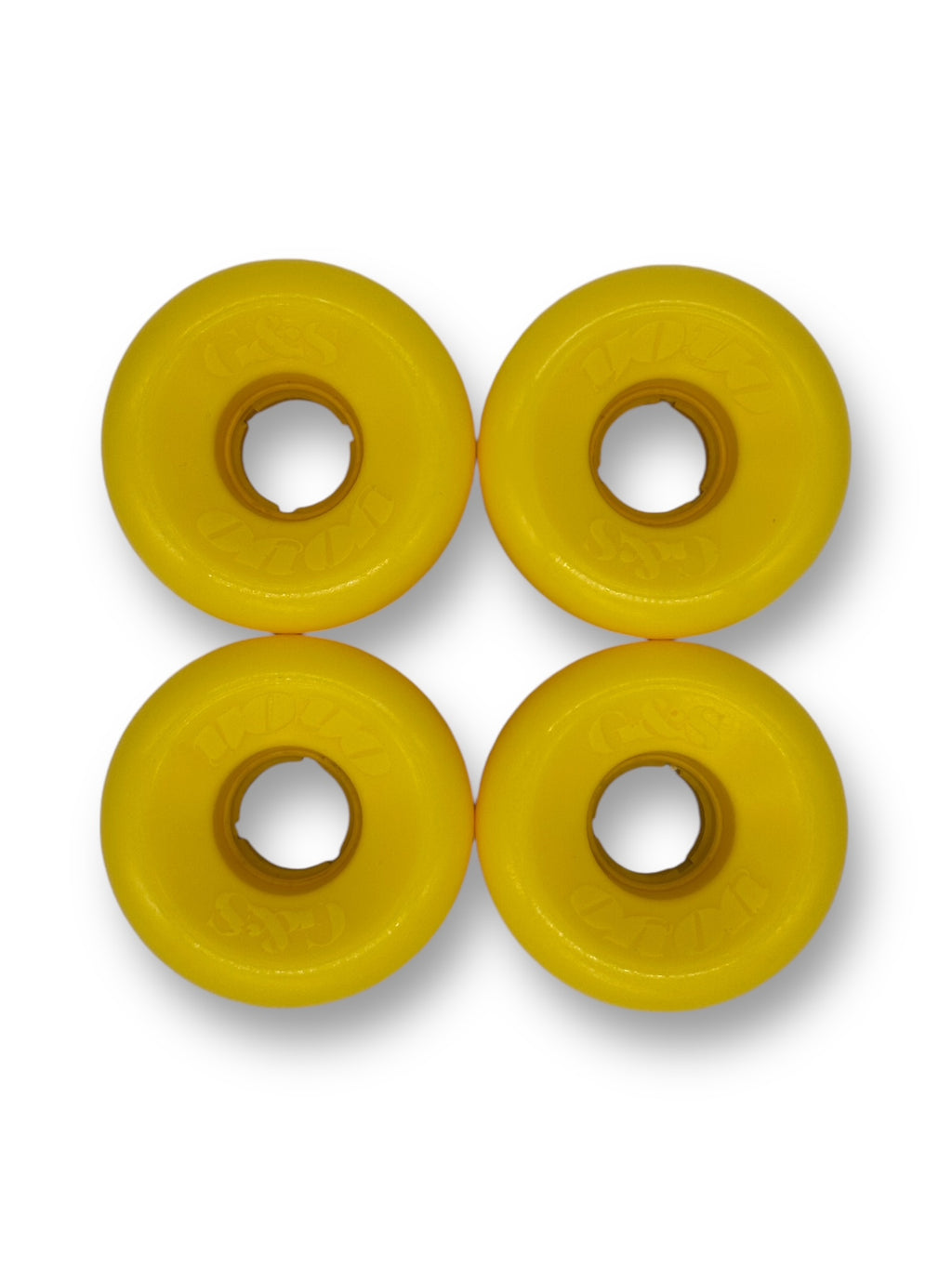 G&S YO-YO Skateboard Wheels *FLATBACK* 63mm 86A - Solid Yellow