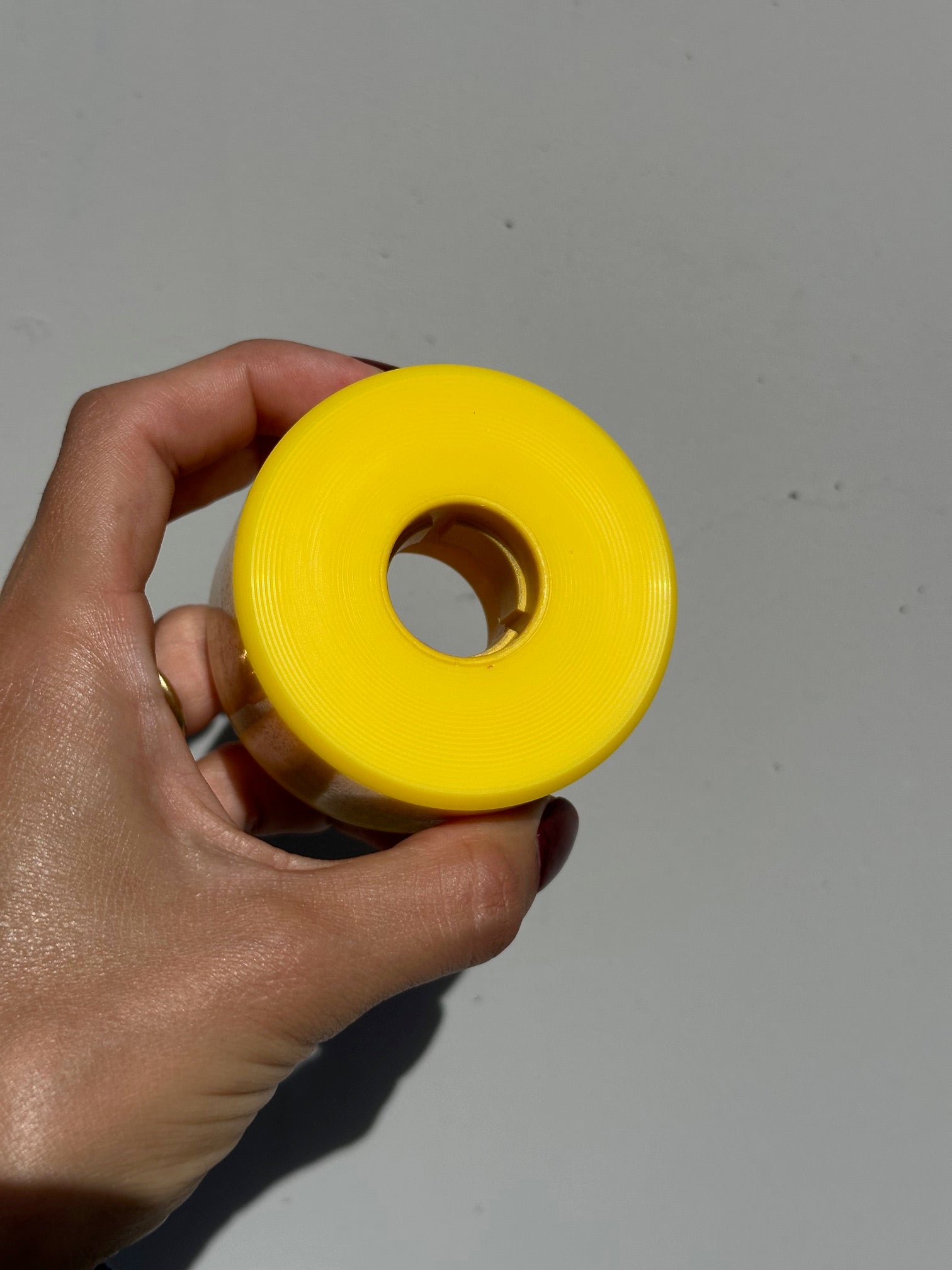 G&S YO-YO Skateboard Wheels *FLATBACK* 63mm 86A - Solid Yellow