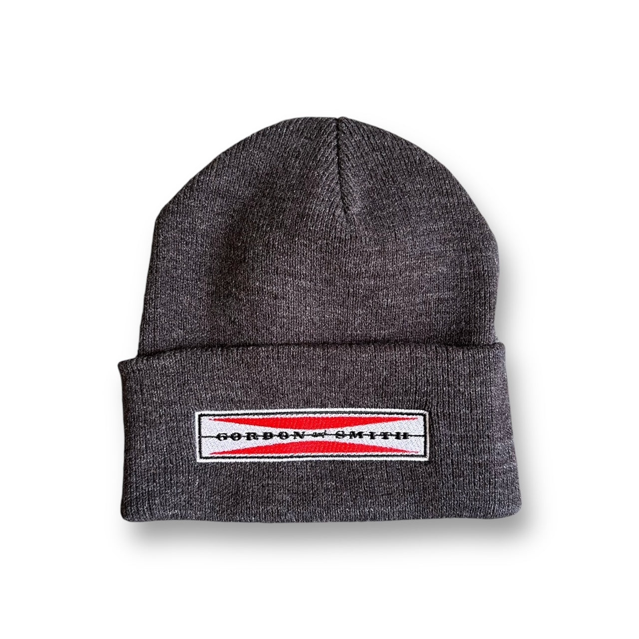 Original Bar Logo Beanie - Charcoal Heather Grey