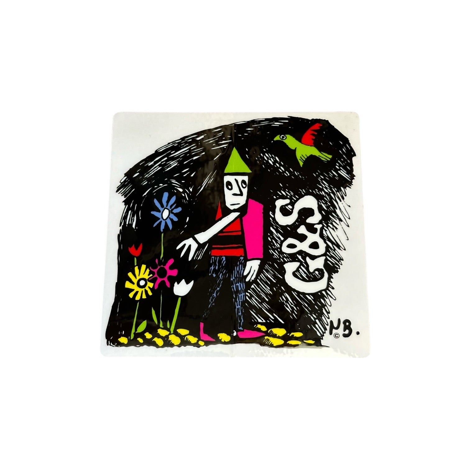 "Bird Man" Neil Blender Sticker