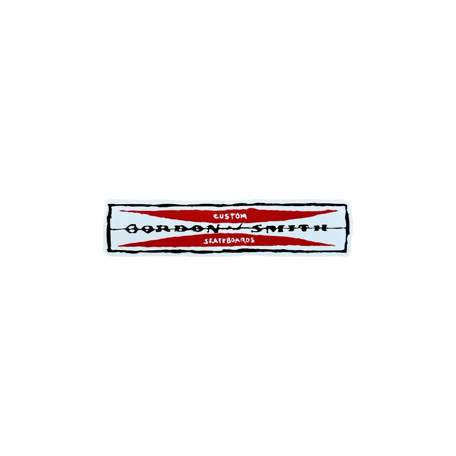 Gordon & Smith 80's Custom "SKETCH" Skateboards - 6" Sticker