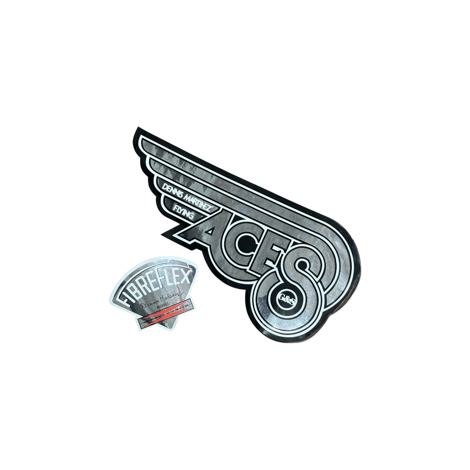 Signature Dennis Martinez FibreFlex Flying Aces Sticker Set