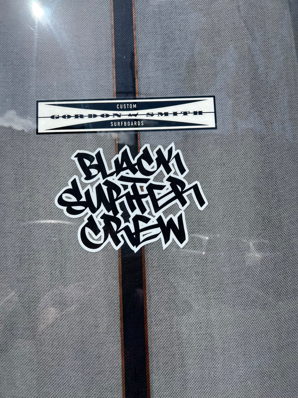 "Black Surfer Crew" Custom Surfboard