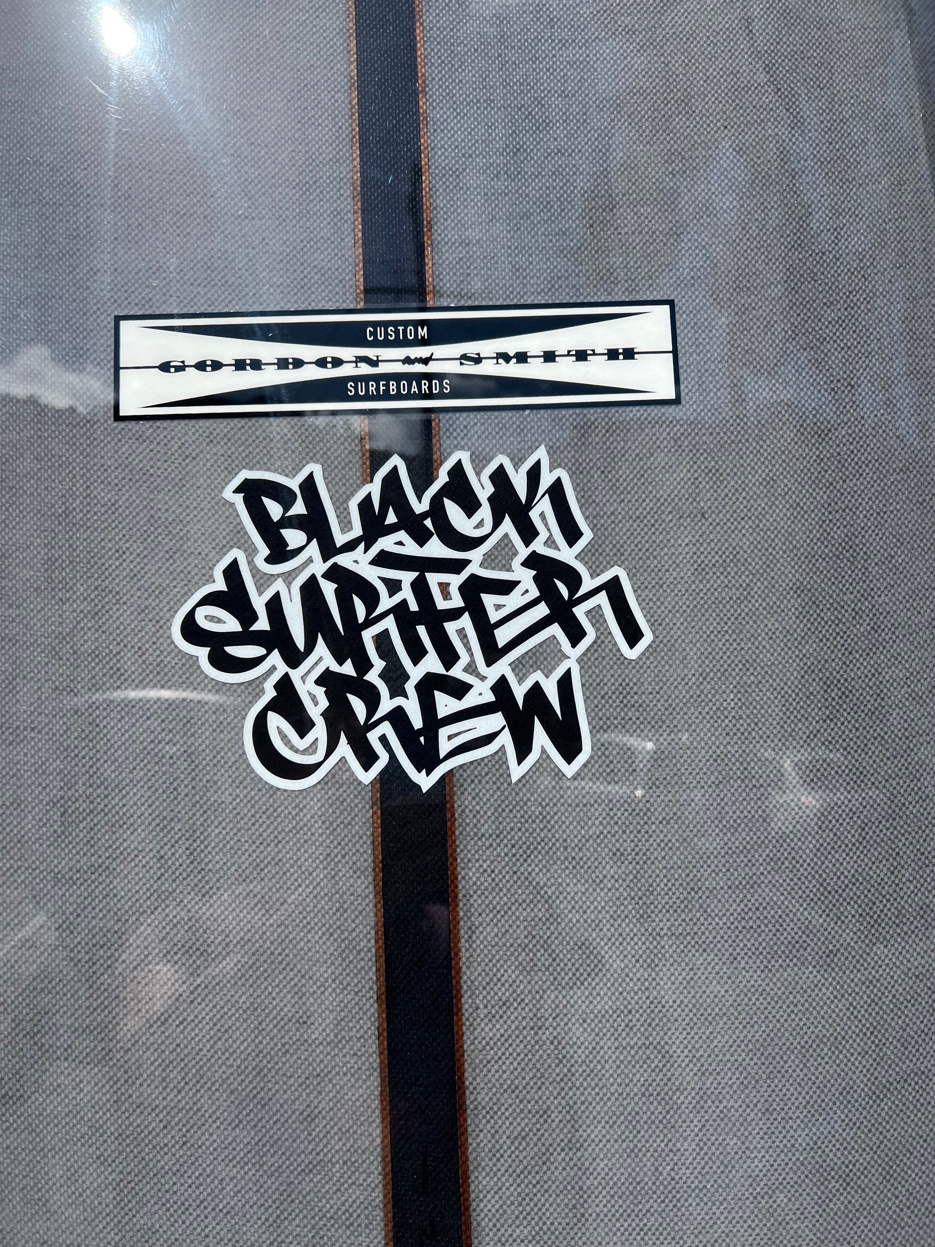 "Black Surfer Crew" Custom Surfboard