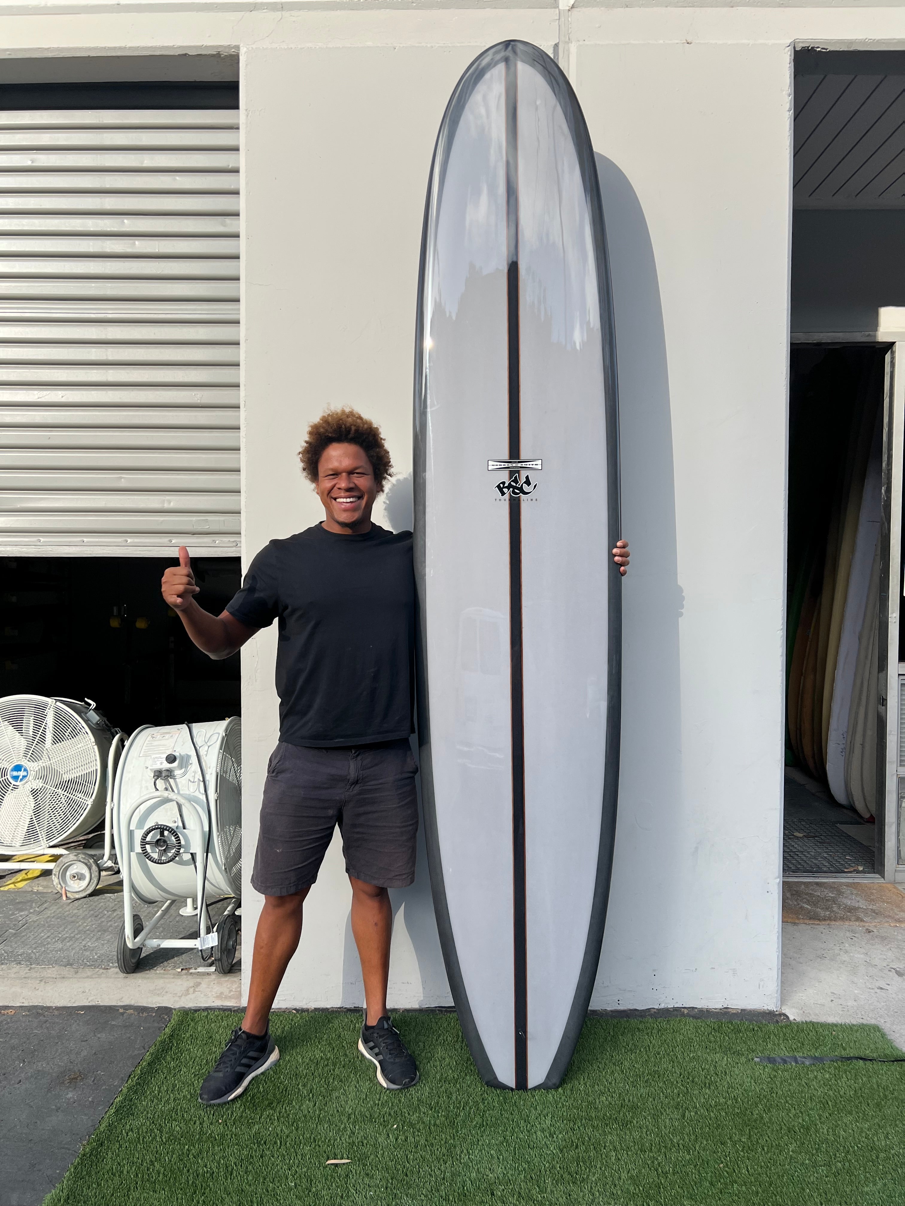 "Black Surfer Crew" Custom Surfboard