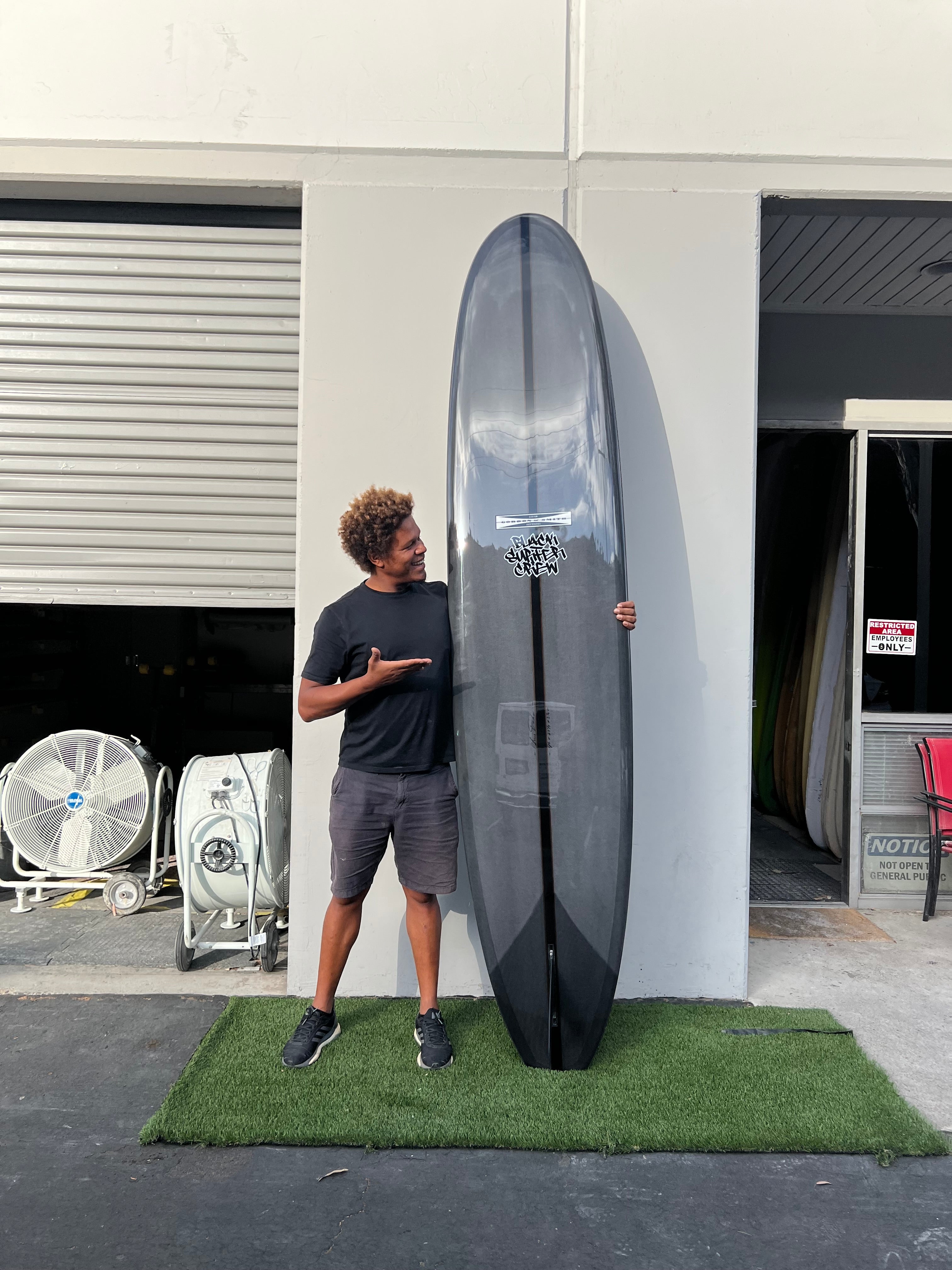 "Black Surfer Crew" Custom Surfboard