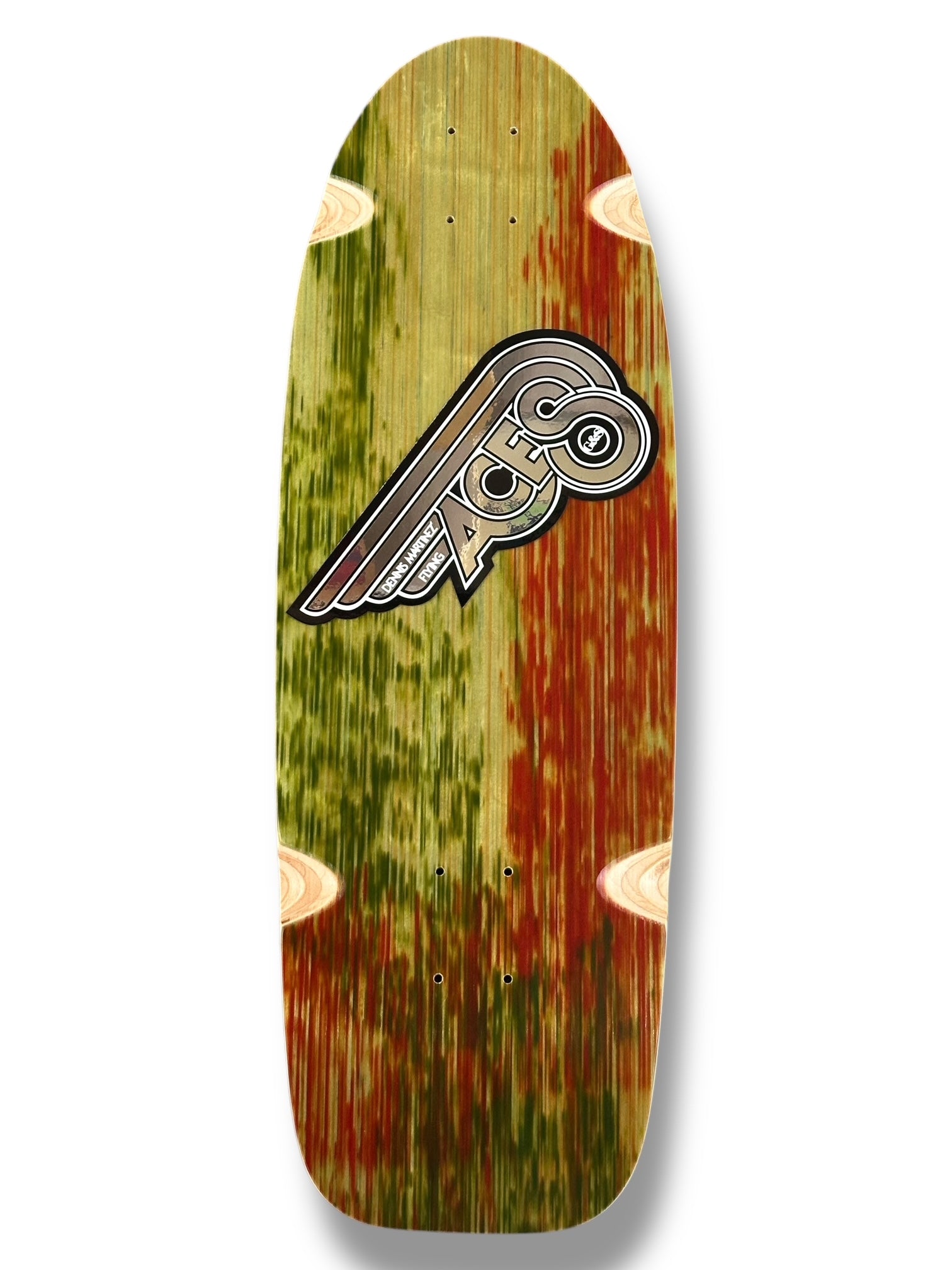 G&S Fibreflex Dennis Martinez's Flying Aces Reissue Deck - Red/ Green Multi