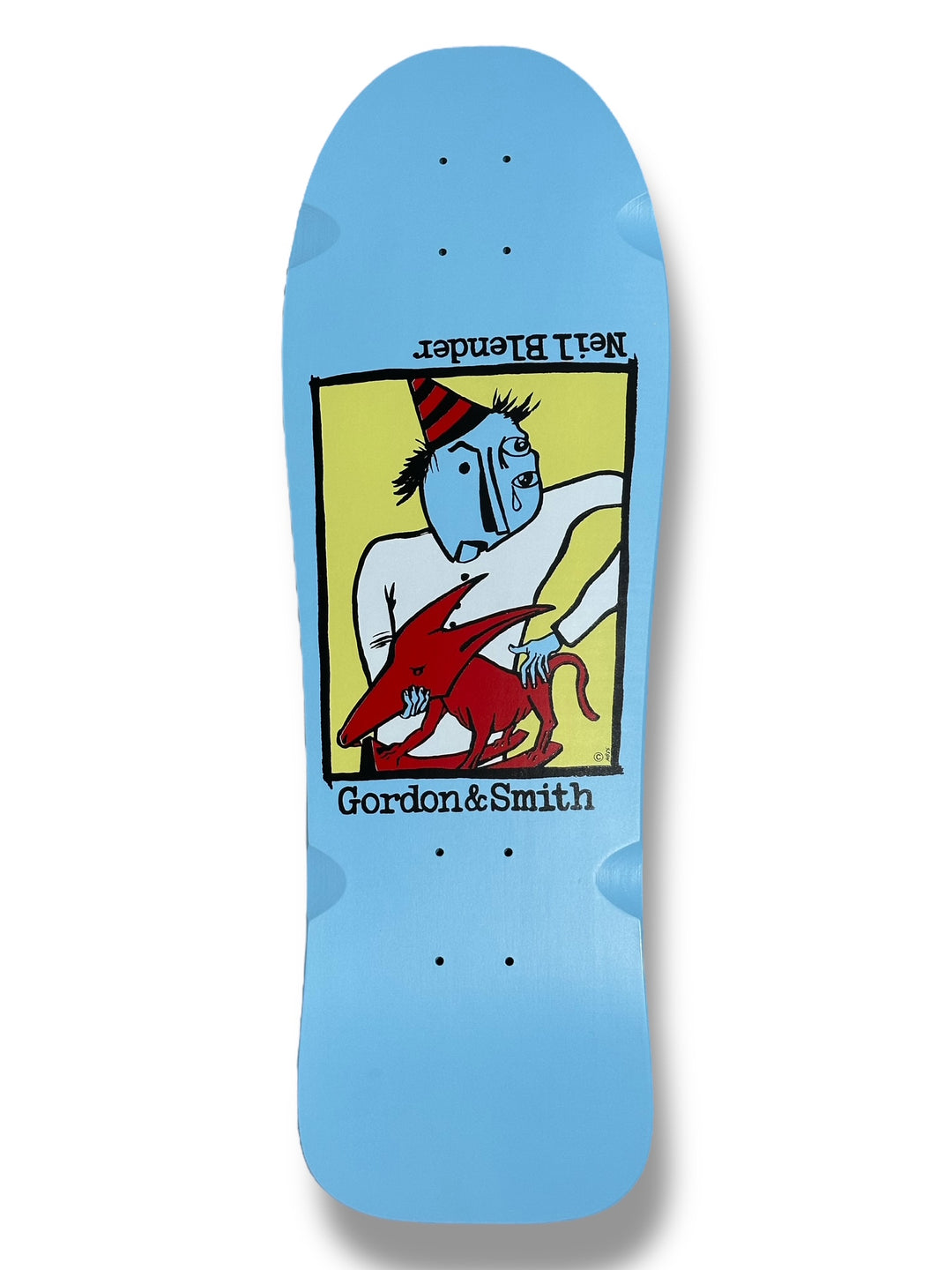 【新品未使用】G&S NEIL BLENDER MODIFIED G&S Modified 80's Neil Blender Faces Deck Red Stain With