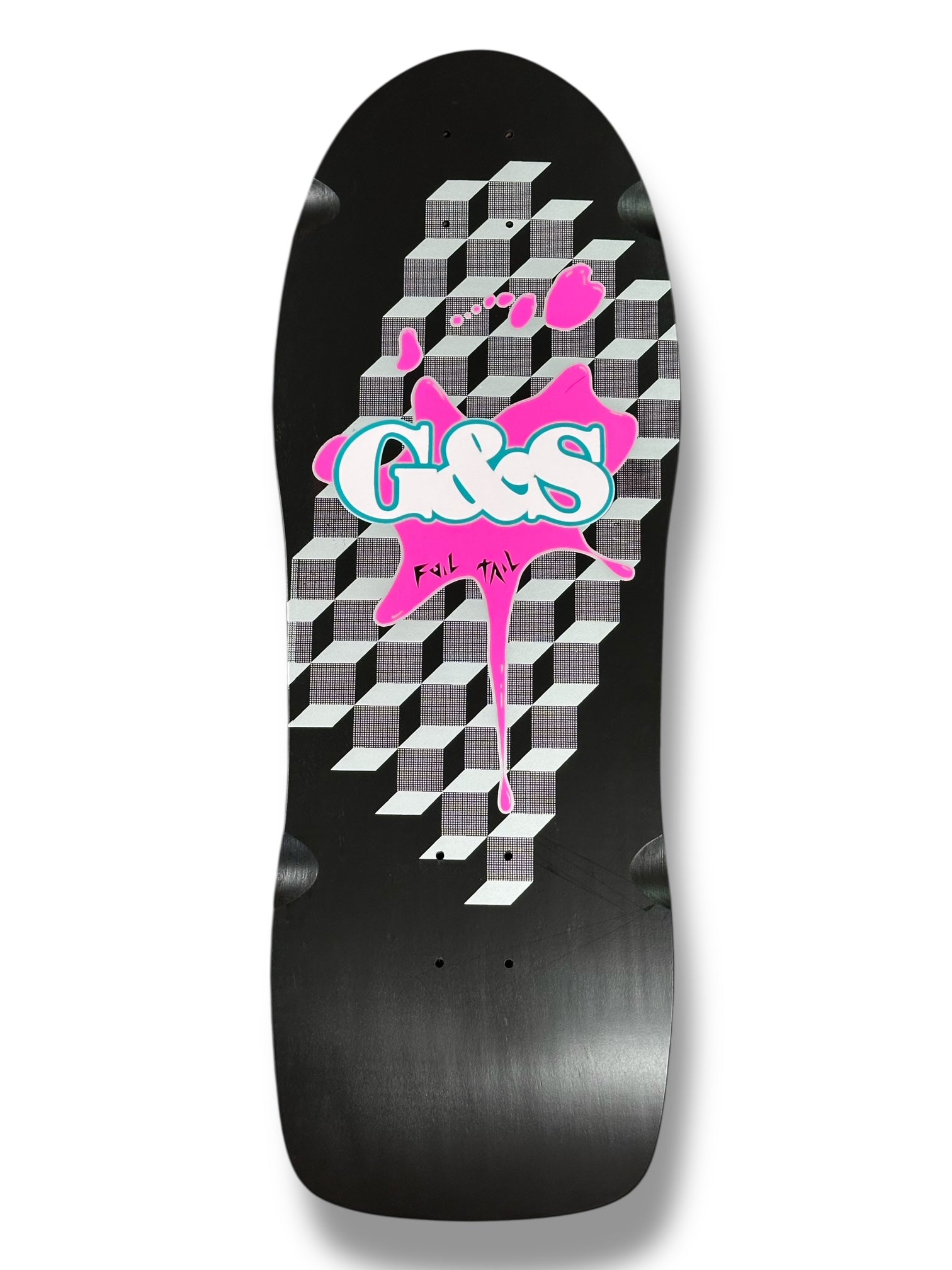 BLEM: G&S FoilTail Black Deck with Hot Pink Splat