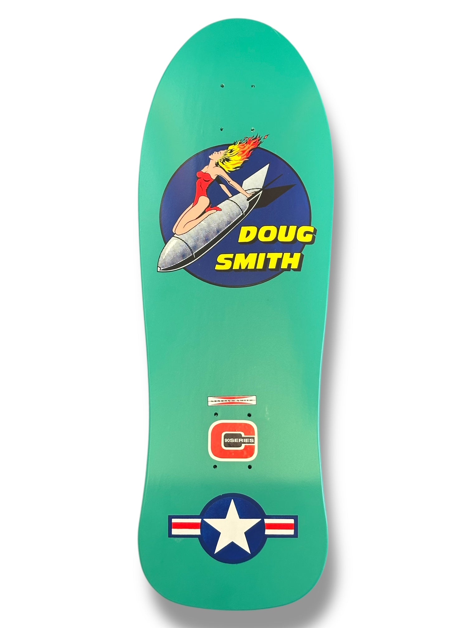 G&S Doug Smith Bombshell Reissue Skateboard - Seafoam Green