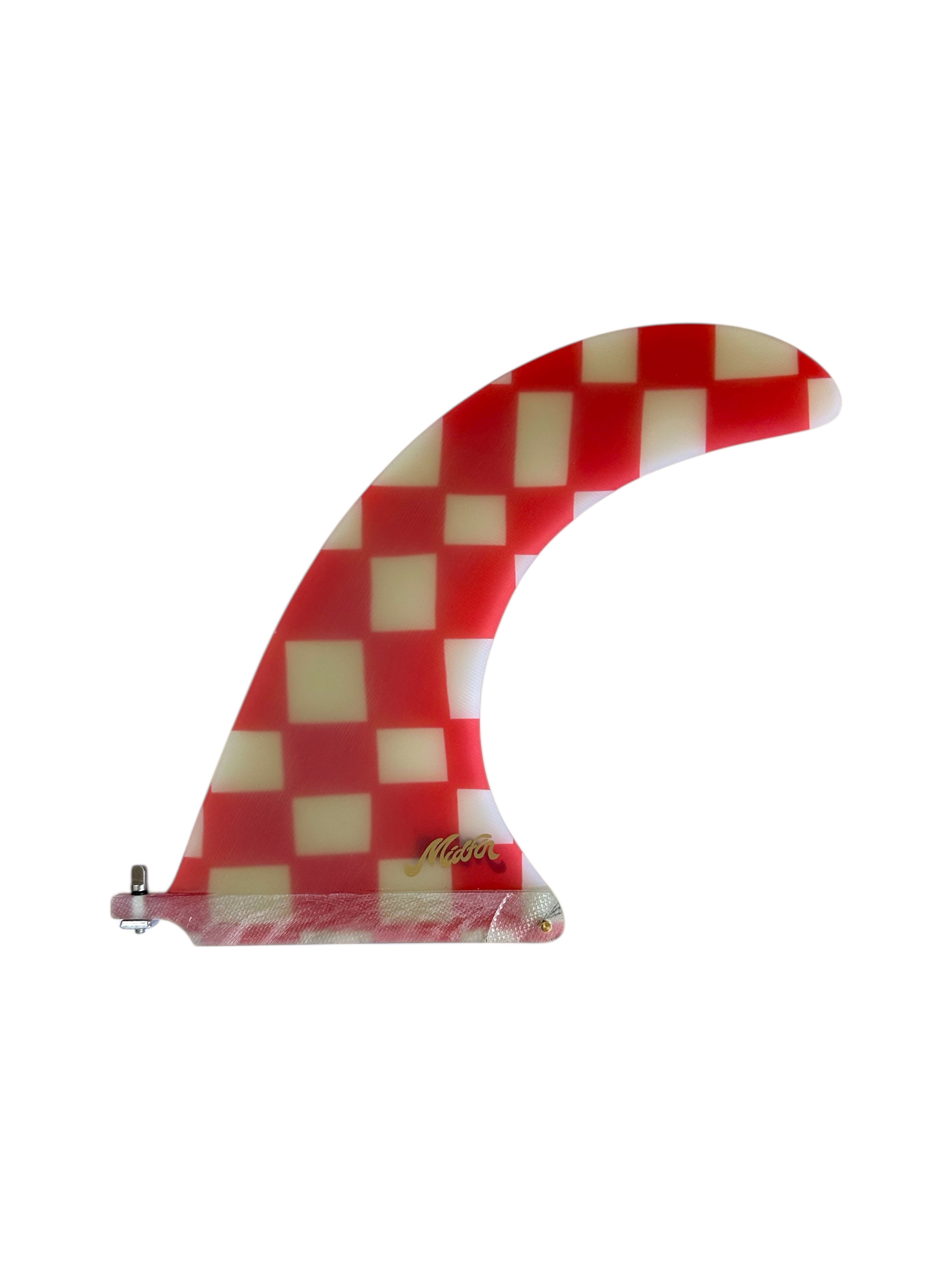 MidFin 10" Banana Clip Fin - Checker