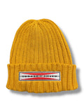 Original Logo Cable Knit Beanie - Mustard