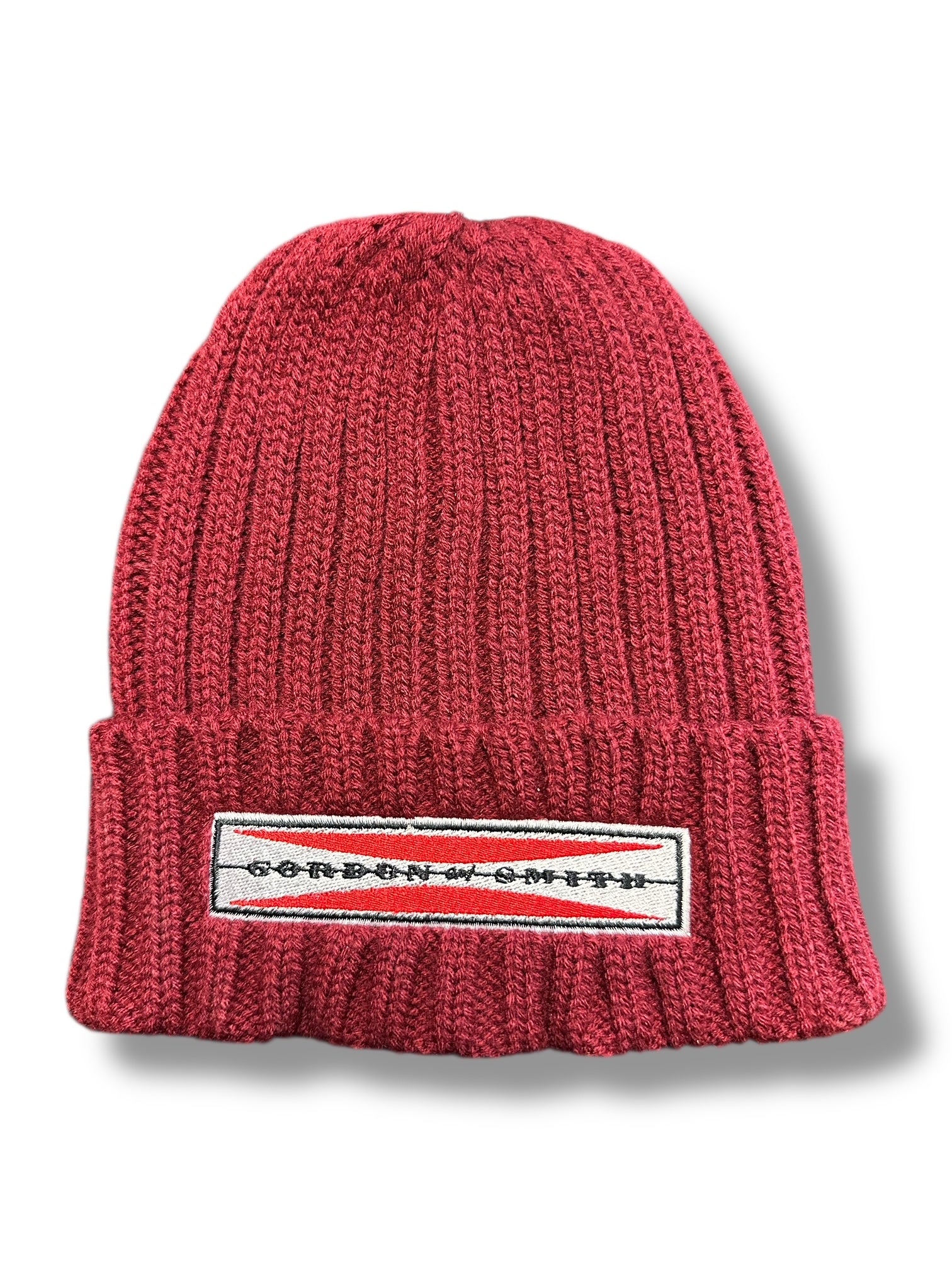Original Logo Cable Knit Beanie - Burnt Orange