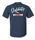 60’s Surf Skates by G&S T Shirt - Indigo Blue