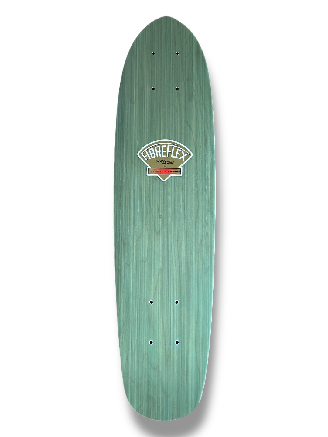 G&S Fibreflex KickTail Skateboard Deck - Green Stripe – G&S