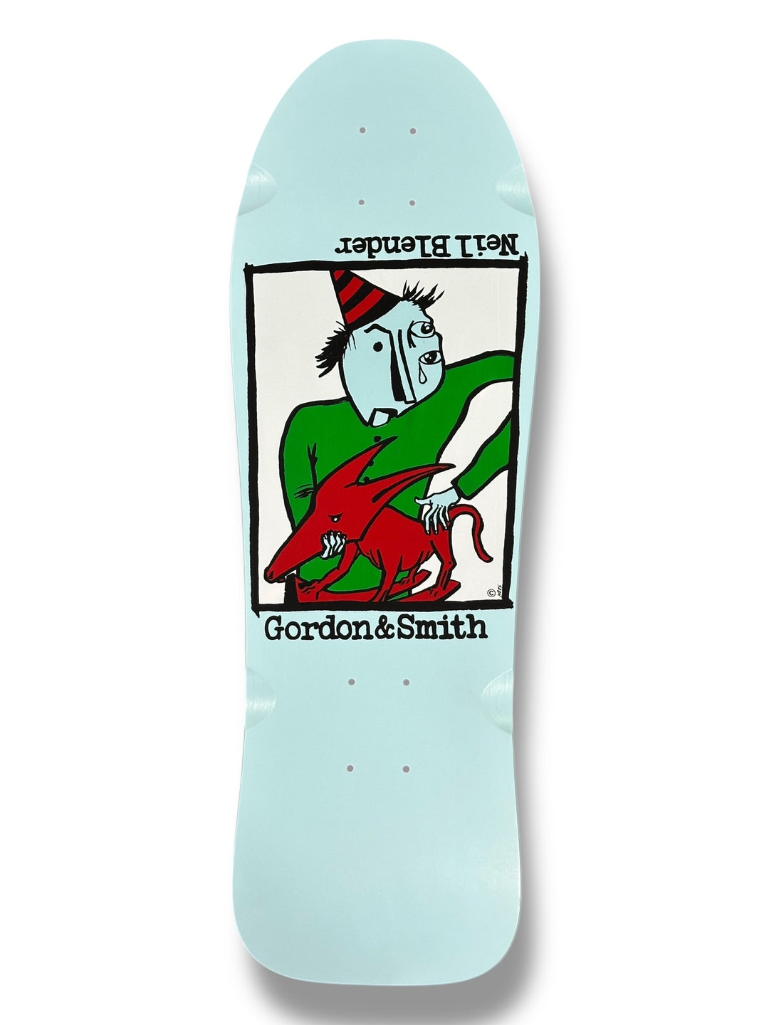 【新品未使用】G&S NEIL BLENDER MODIFIED G&S Modified 80's Neil Blender Faces Deck Seafoam Green