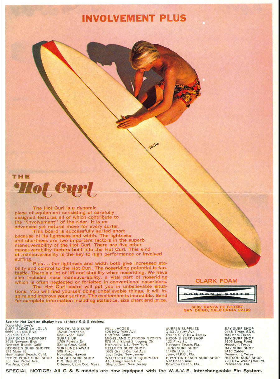 The HotCurl Pintail – G&S Surfboards & Skateboards