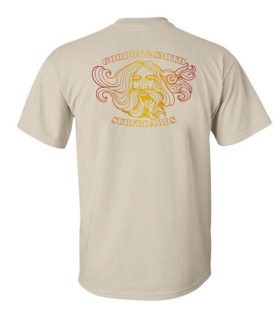 G&S Old Man's T Shirt - Sand – G&S Surfboards & Skateboards