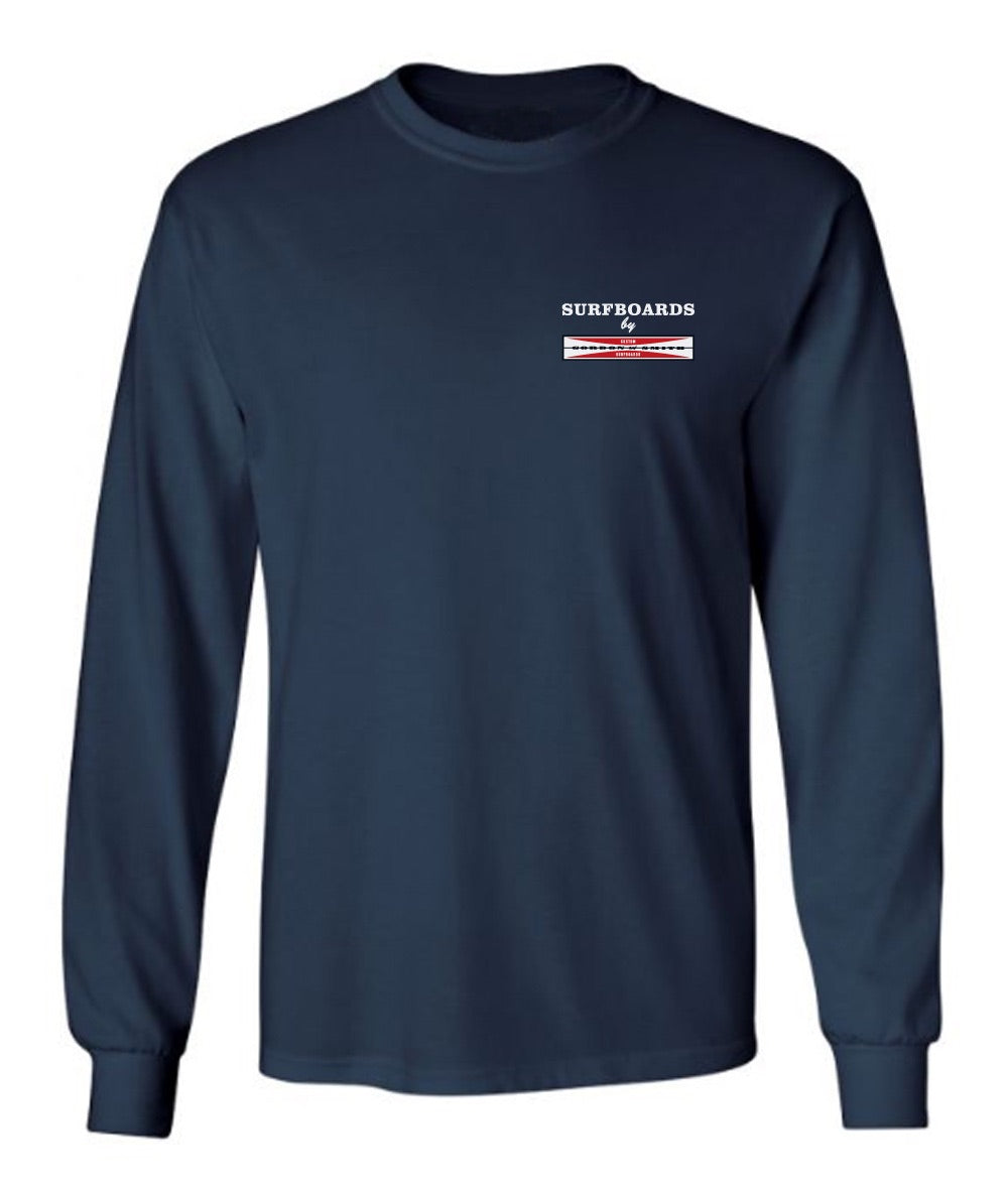 Original Logo Long Sleeve - Navy Blue